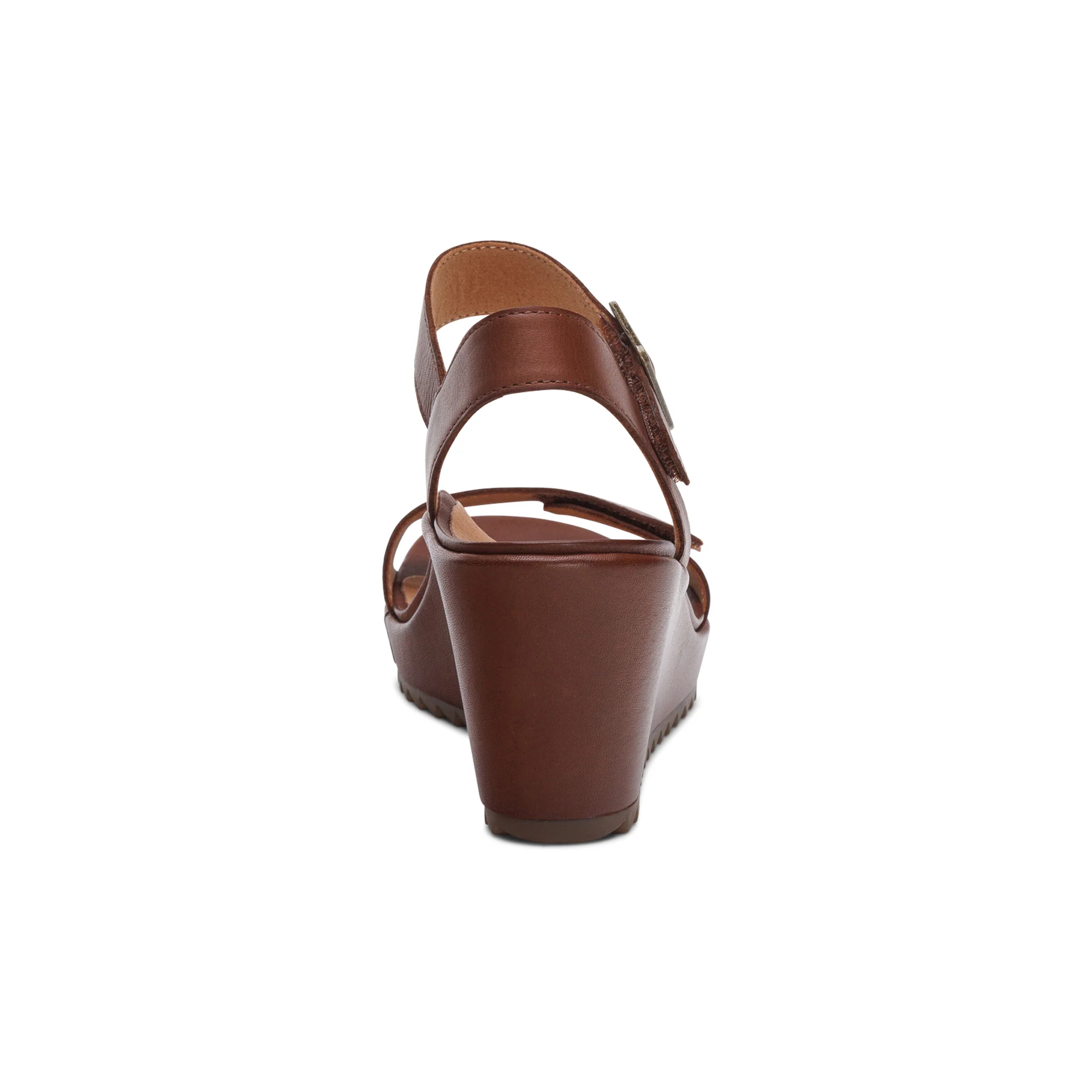 Andrea Quarter Strap Wedge  - Walnut - Image 3