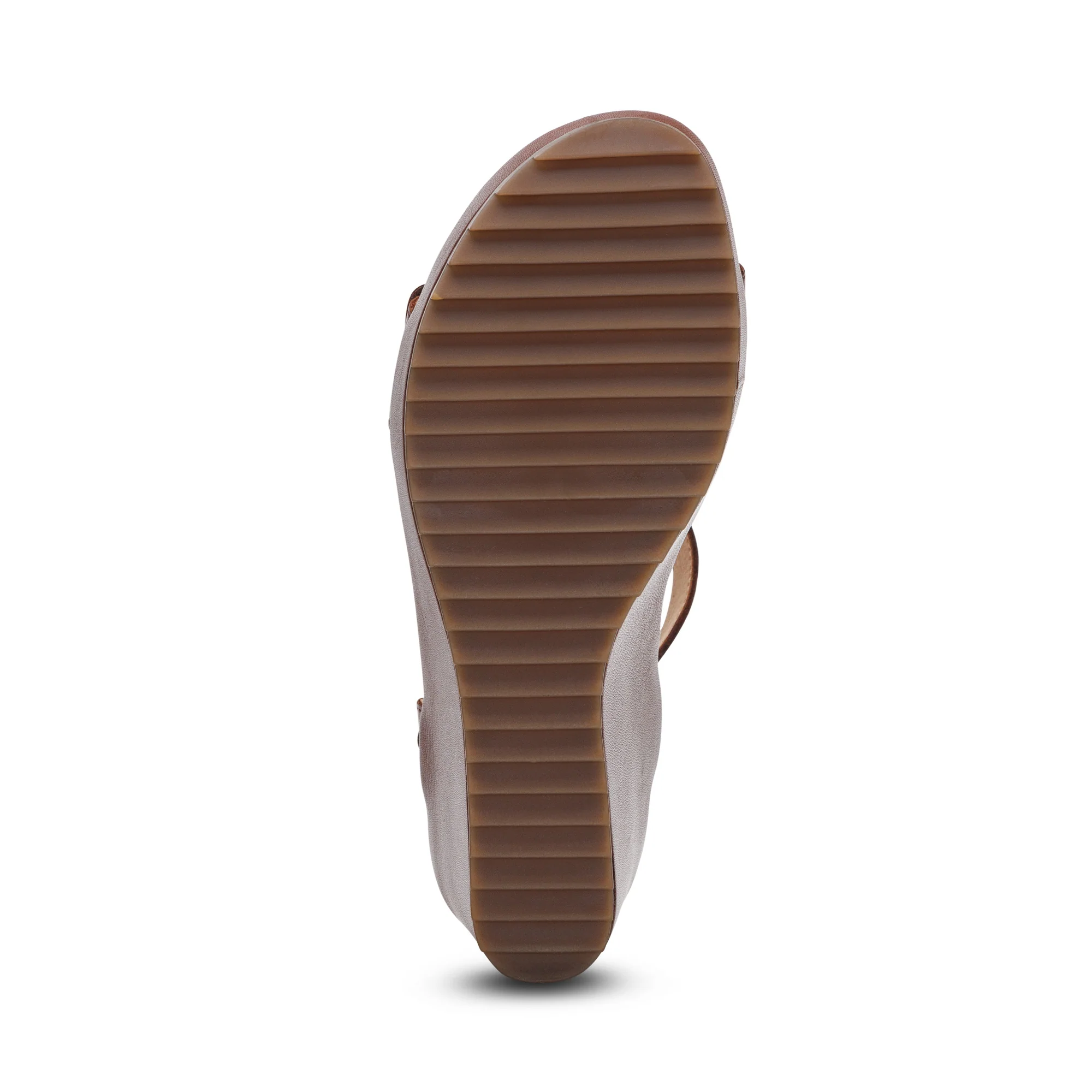 Andrea Quarter Strap Wedge  - Walnut - Image 6