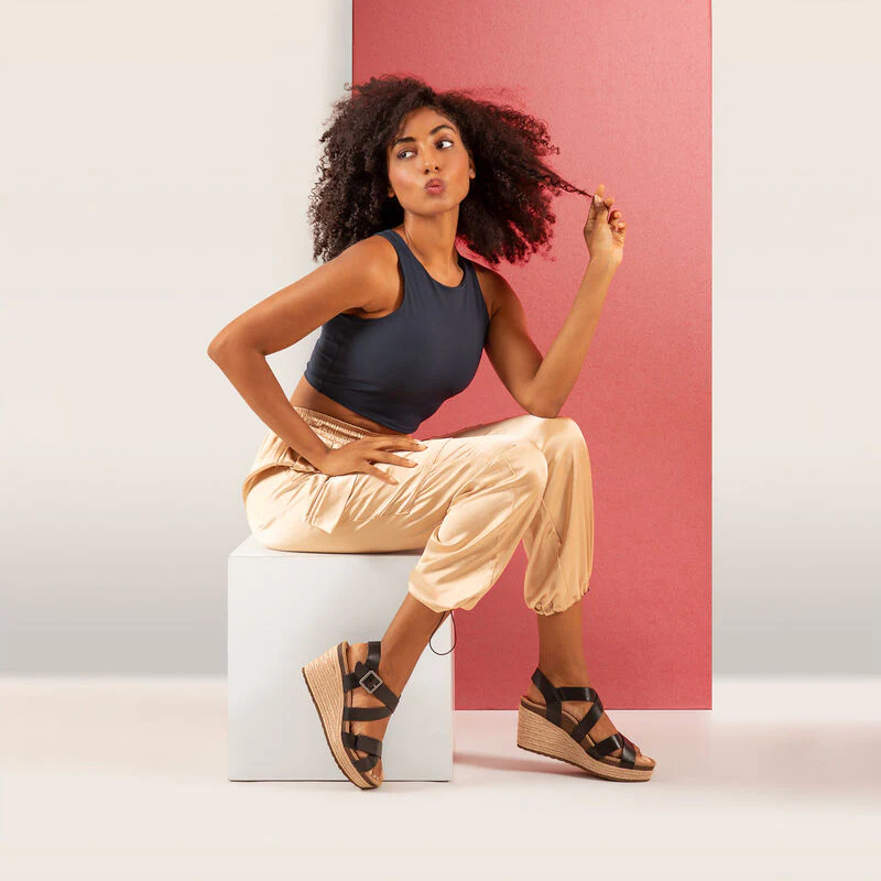 Anna Arch Support Wedge - Cognac - Image 9
