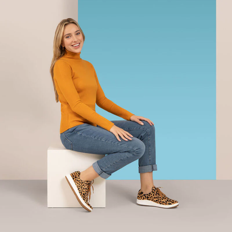 Blake Comfort Sneaker - Leopard - Image 7