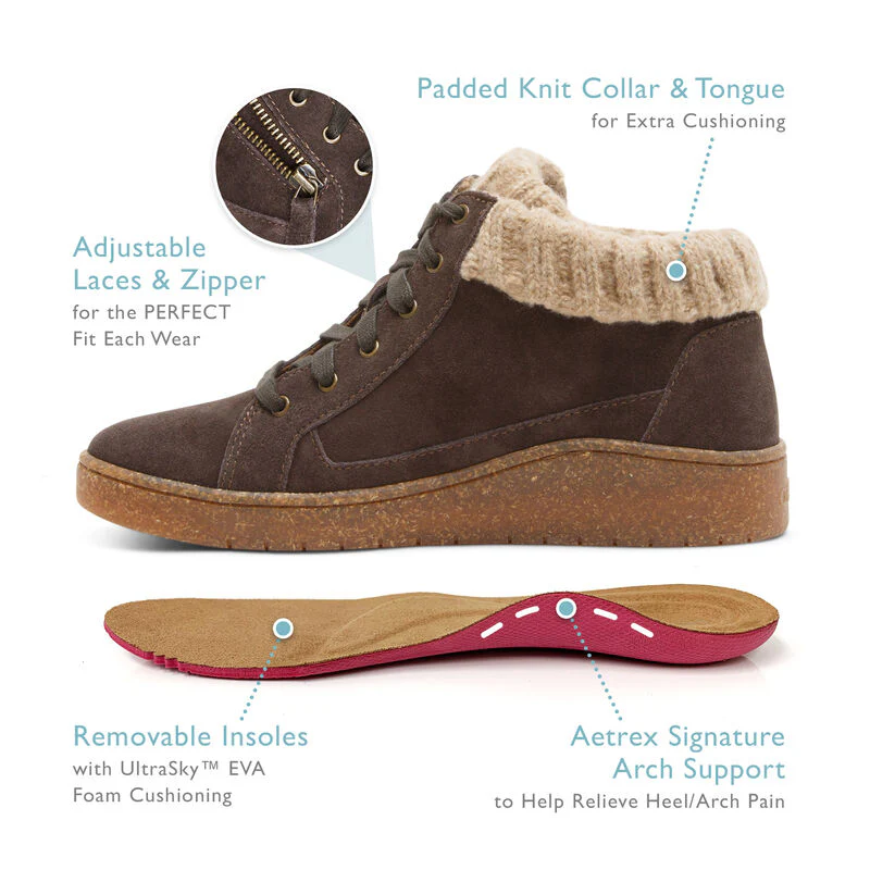Bonnie Arch Support Sneaker - Brown - Image 6