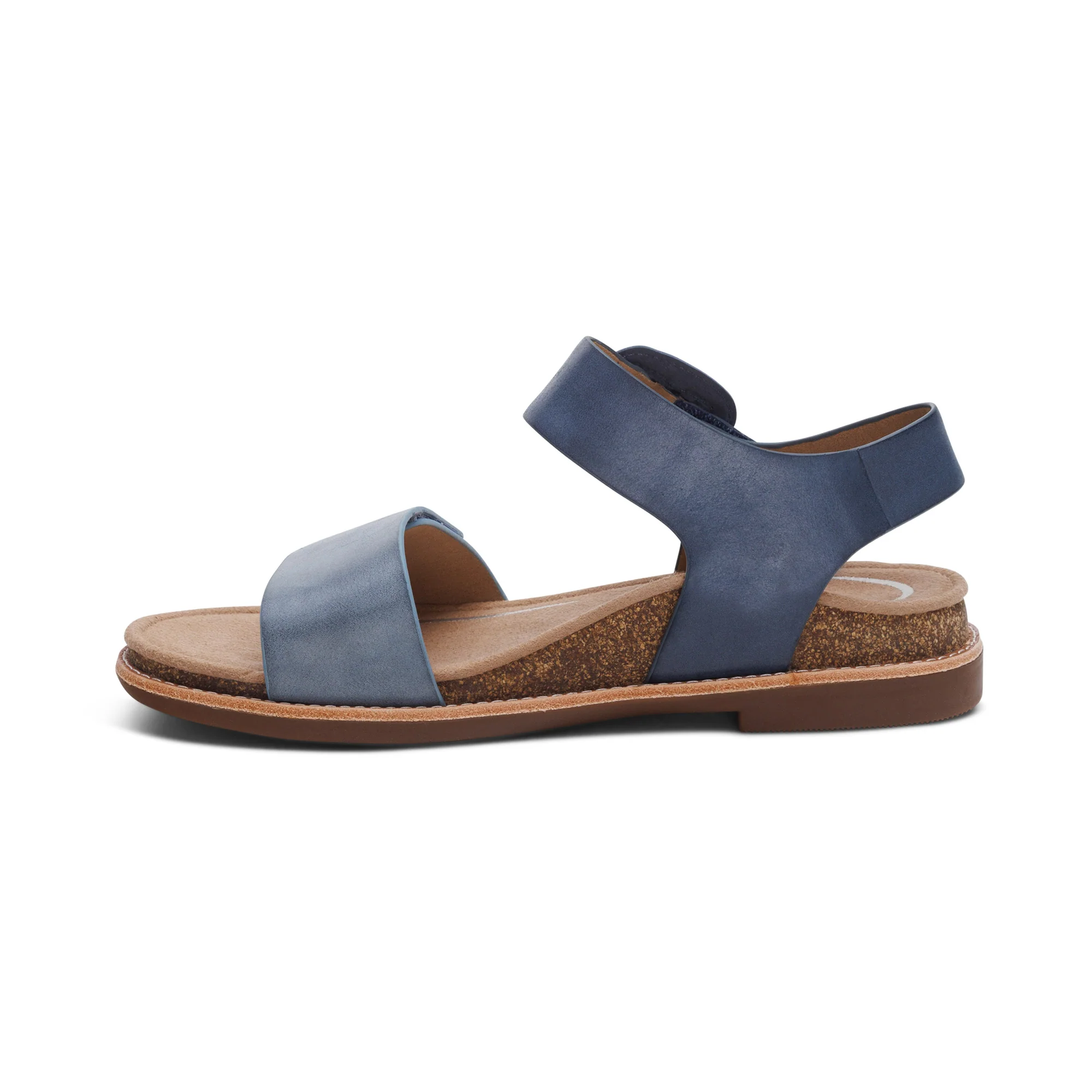 Claire Quarter Strap Sandal - Navy - Image 4