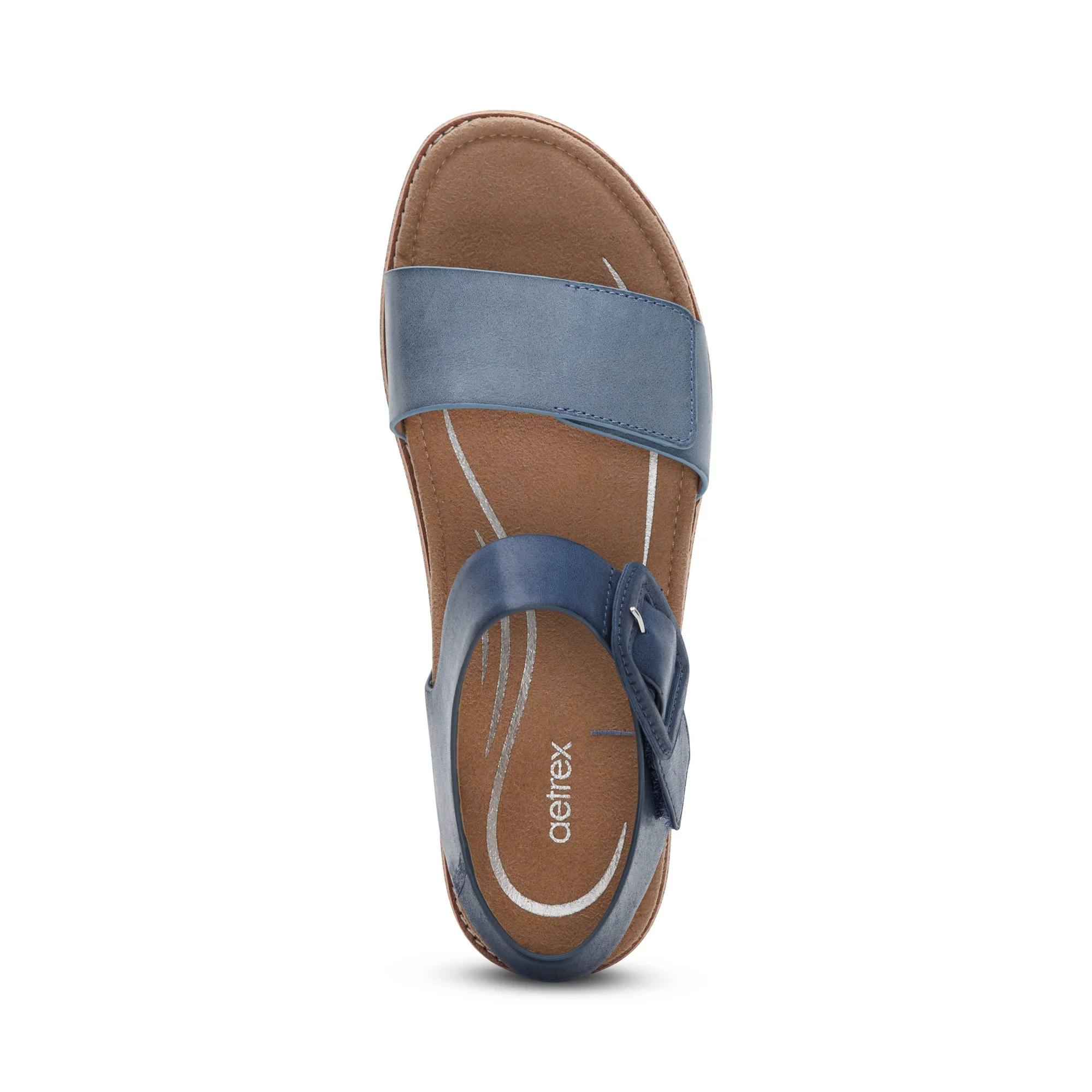 Claire Quarter Strap Sandal - Navy - Image 5