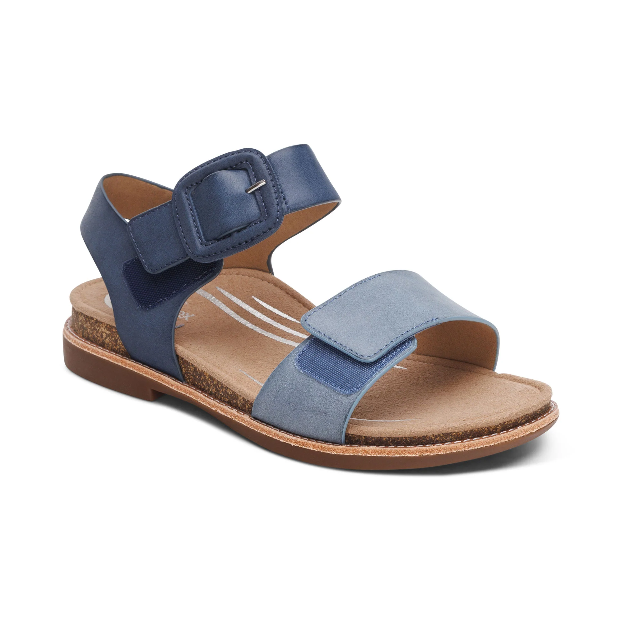 Claire Quarter Strap Sandal - Navy - Image 7
