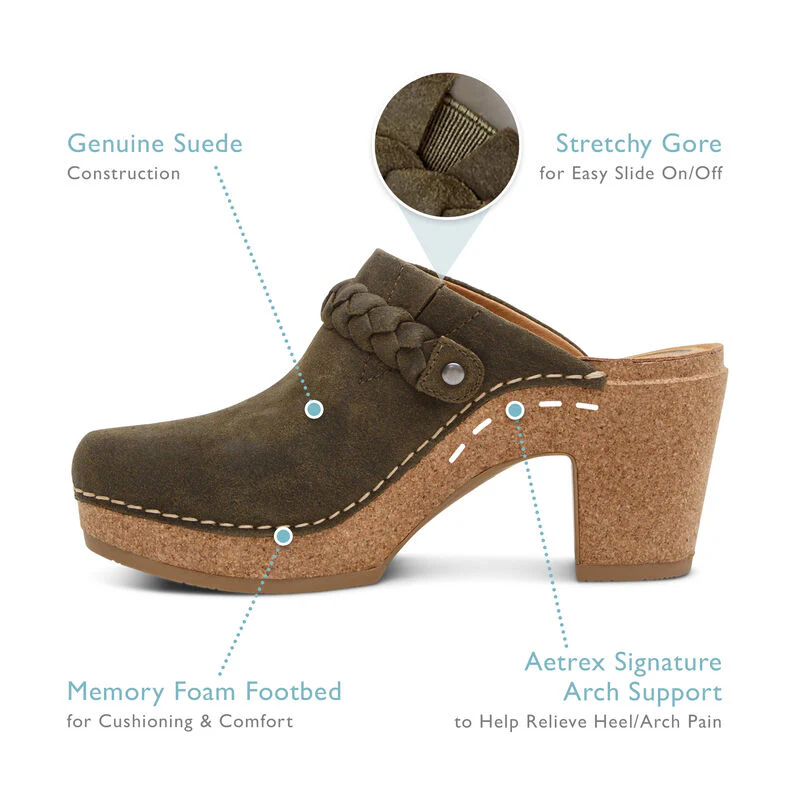 Corey Clog - Olive - Image 7