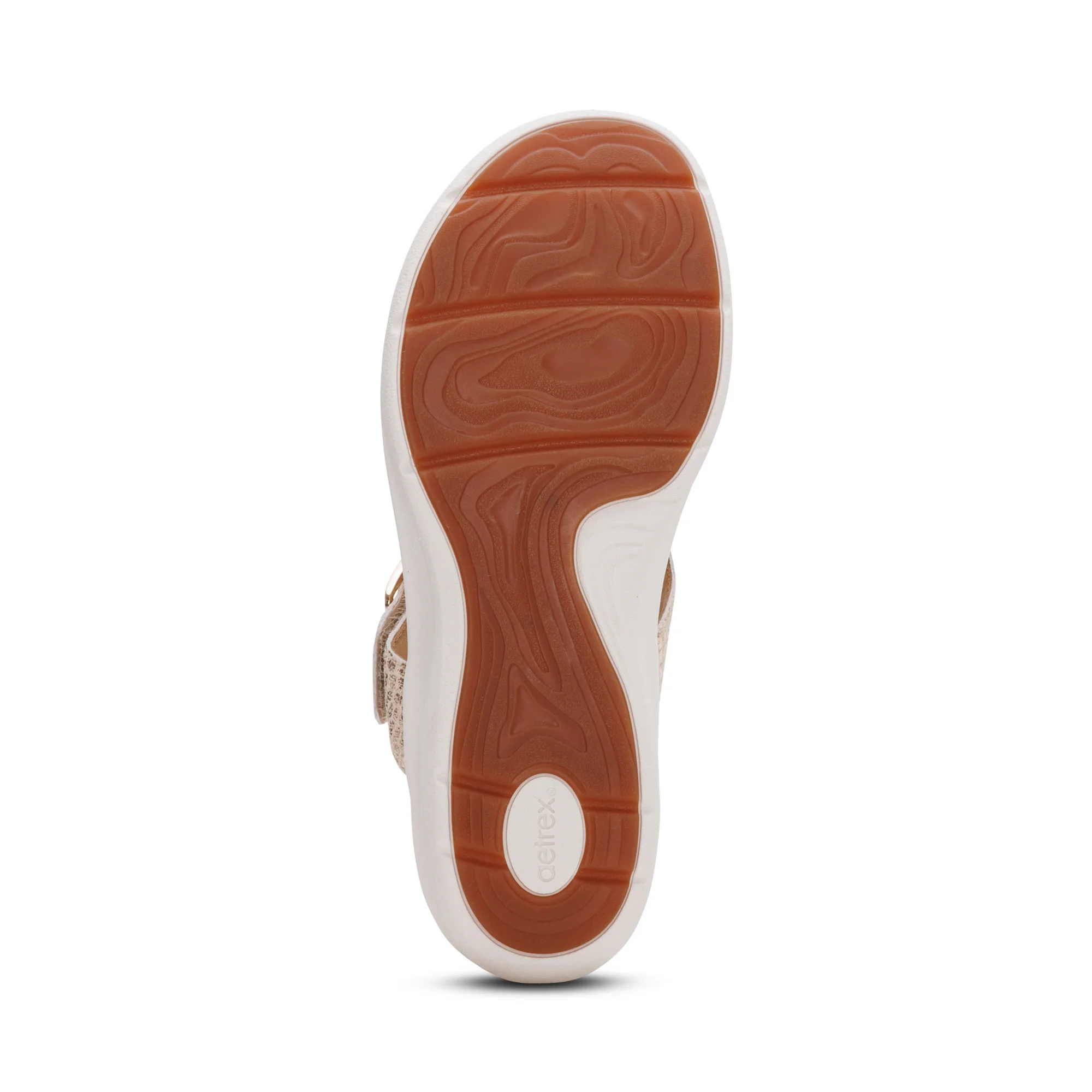 Donna Adjustable Thong Sandal - Champagne - Image 6