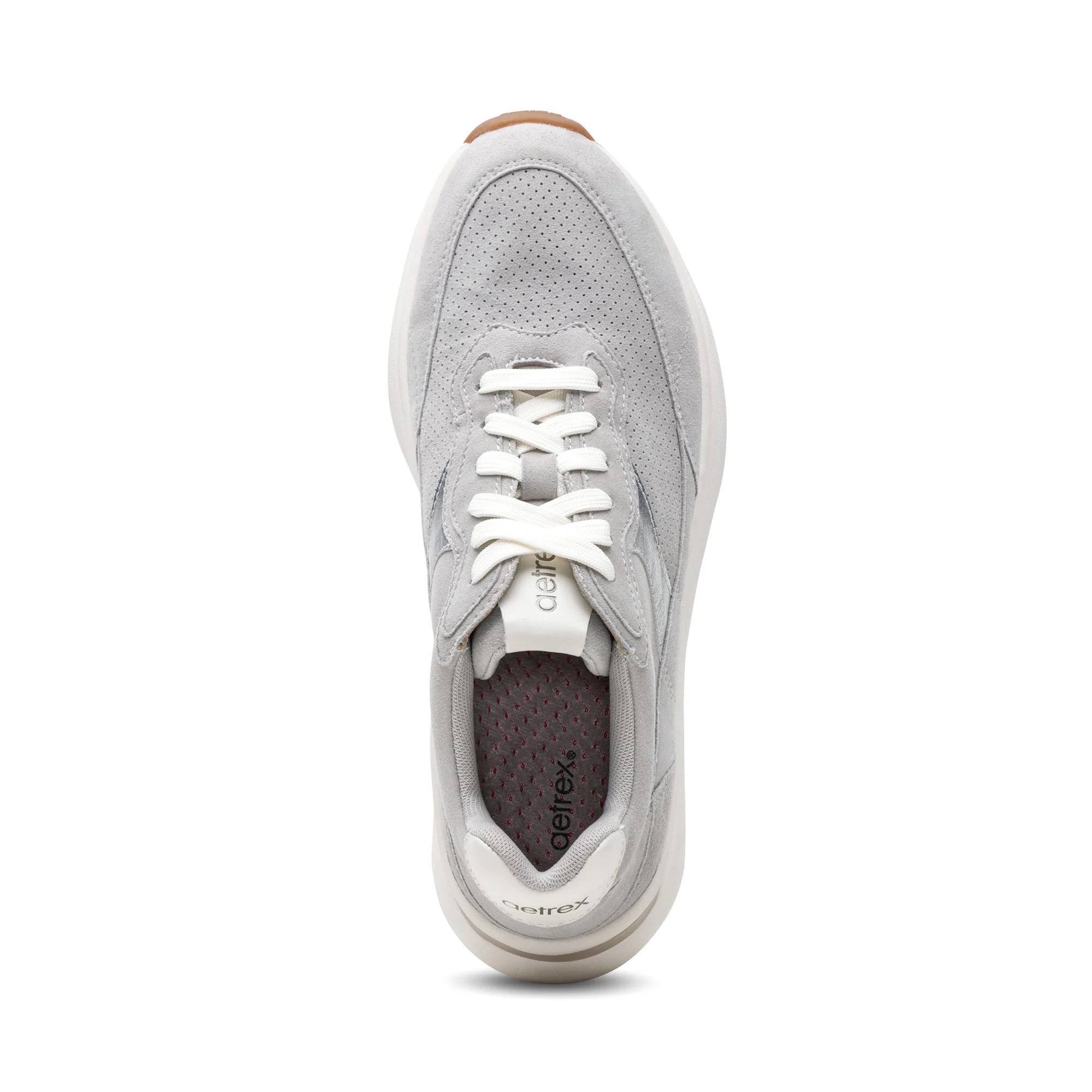 Emily Lace-Up Sneaker - Grey - Image 4