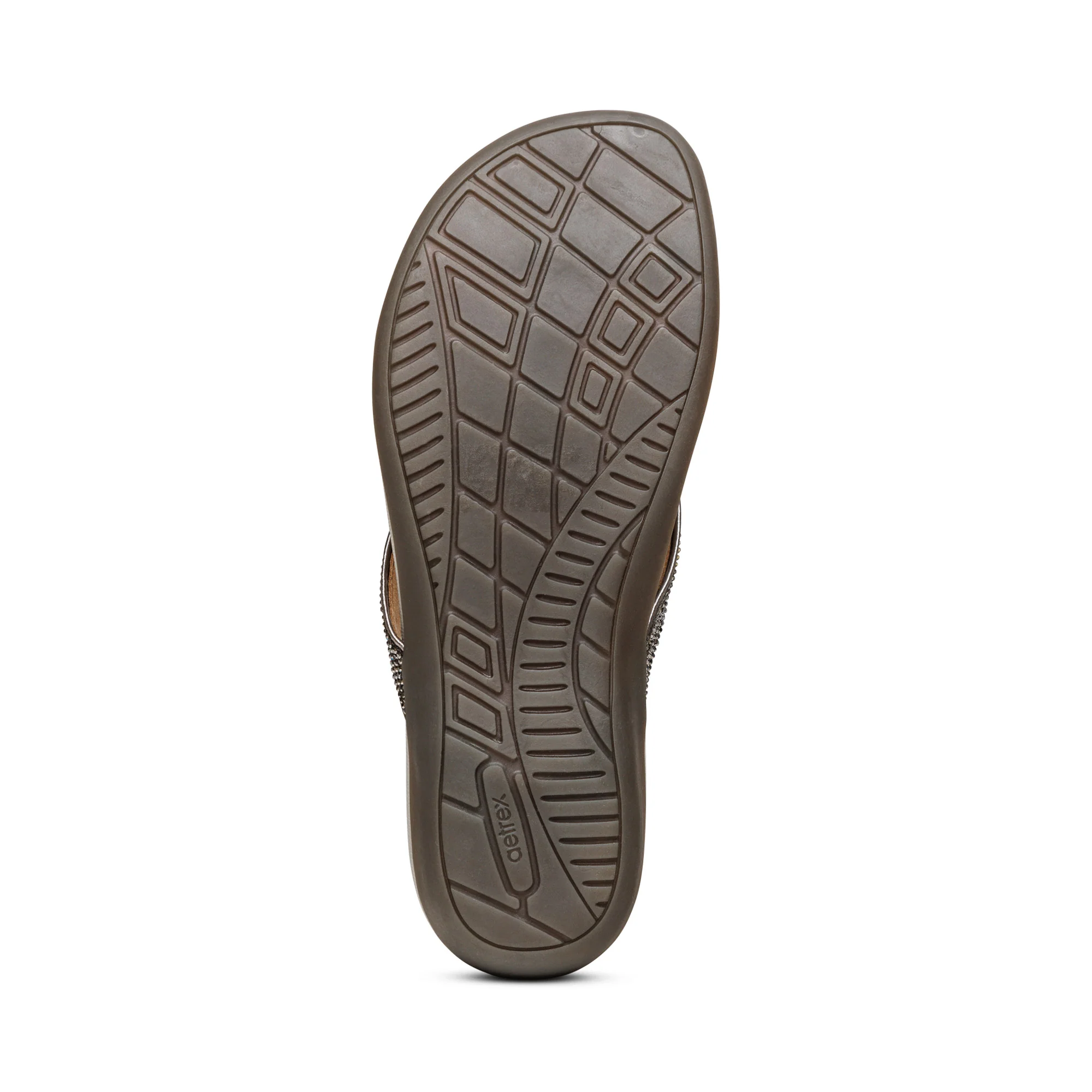 Eve Sparkly Thong Sandal - Pewter - Image 5