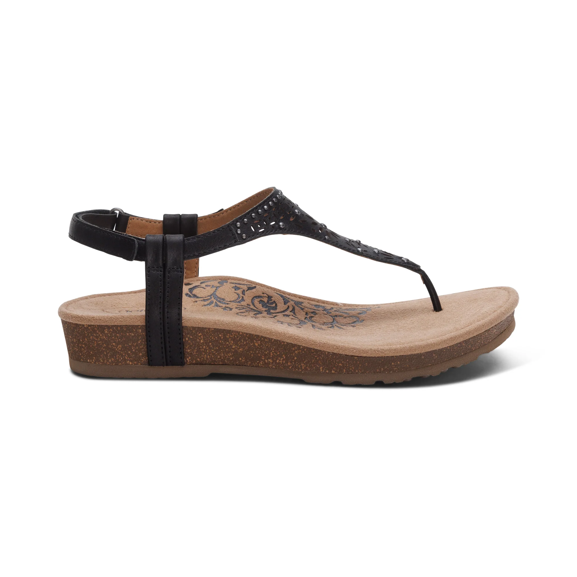 Evelyn Thong Sandal - Black - Image 2