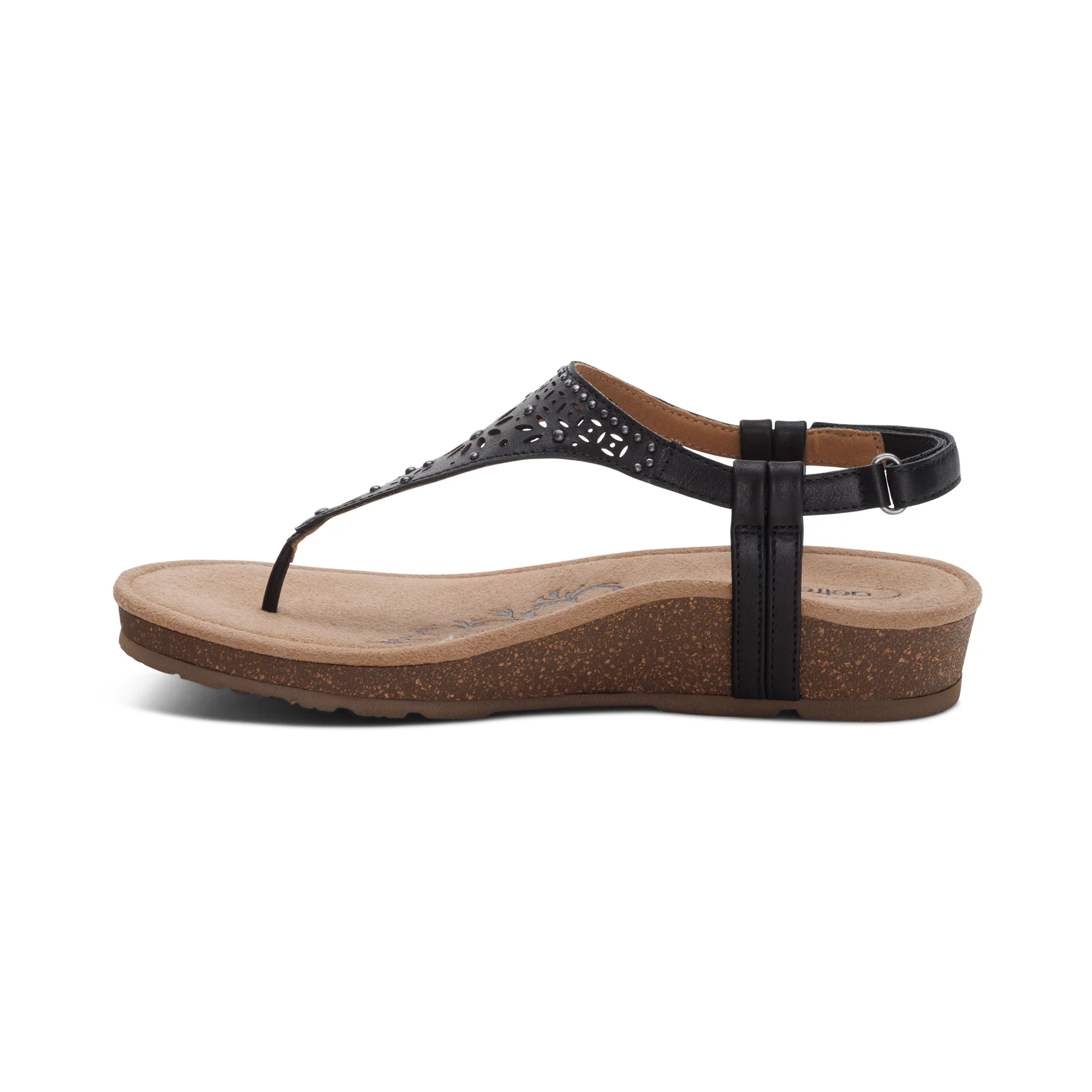 Evelyn Thong Sandal - Black - Image 4