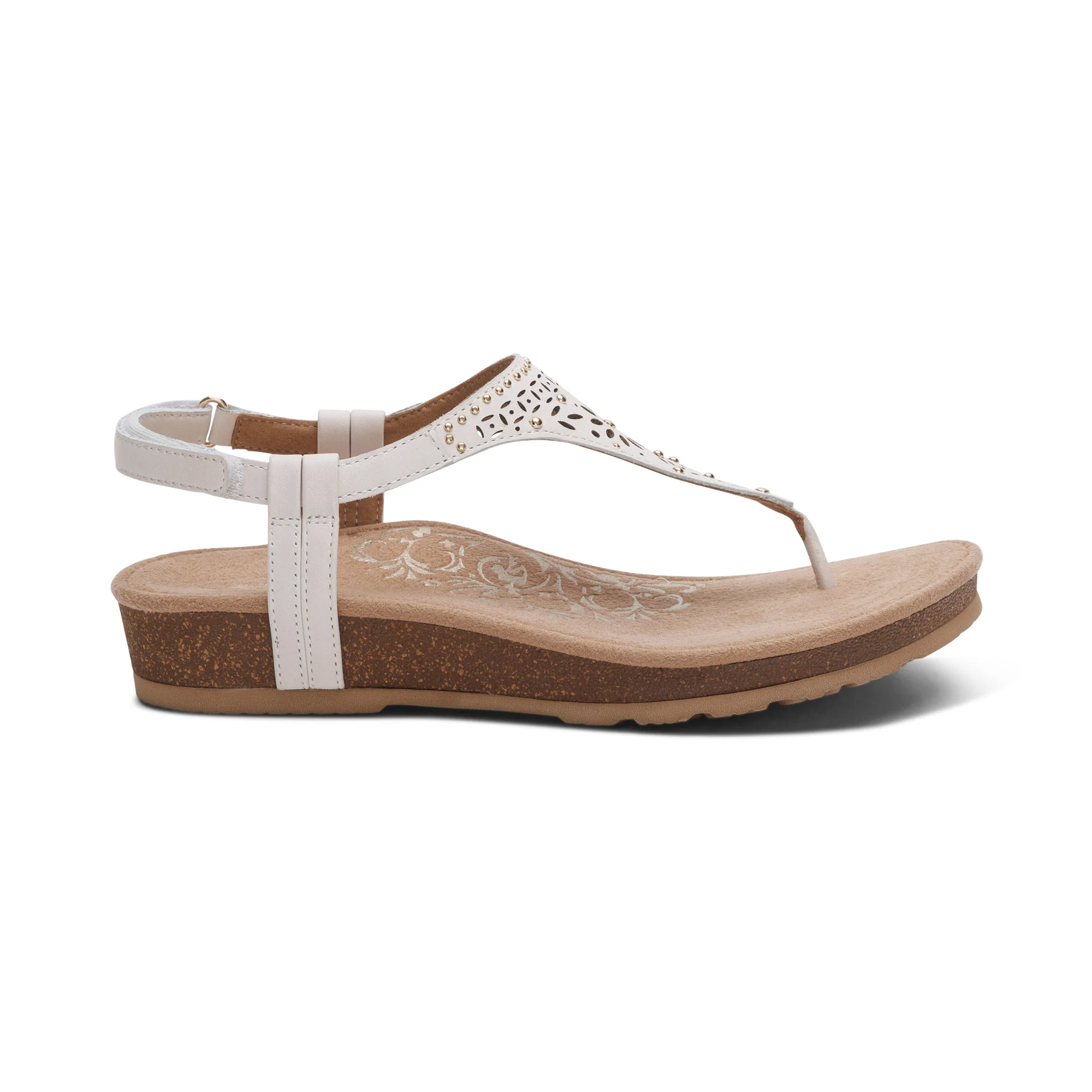 Evelyn Thong Sandal - Ivory - Image 2