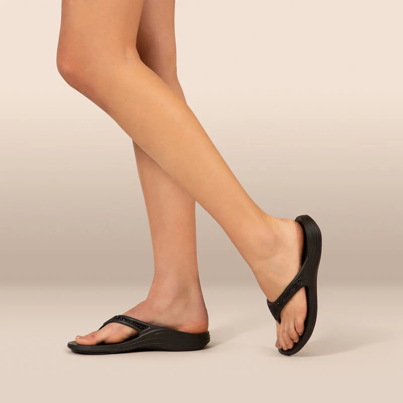 Fiji Orthotic Women's Flips - Charcoal - Image 7