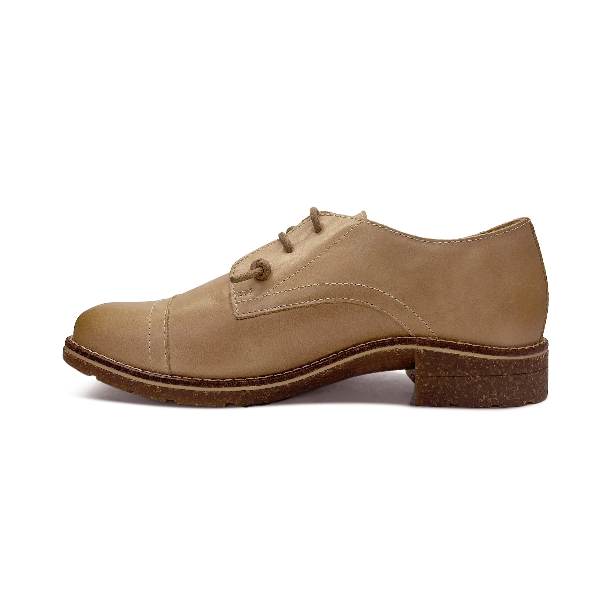 Gina Arch Support Oxford - Chai - Image 4