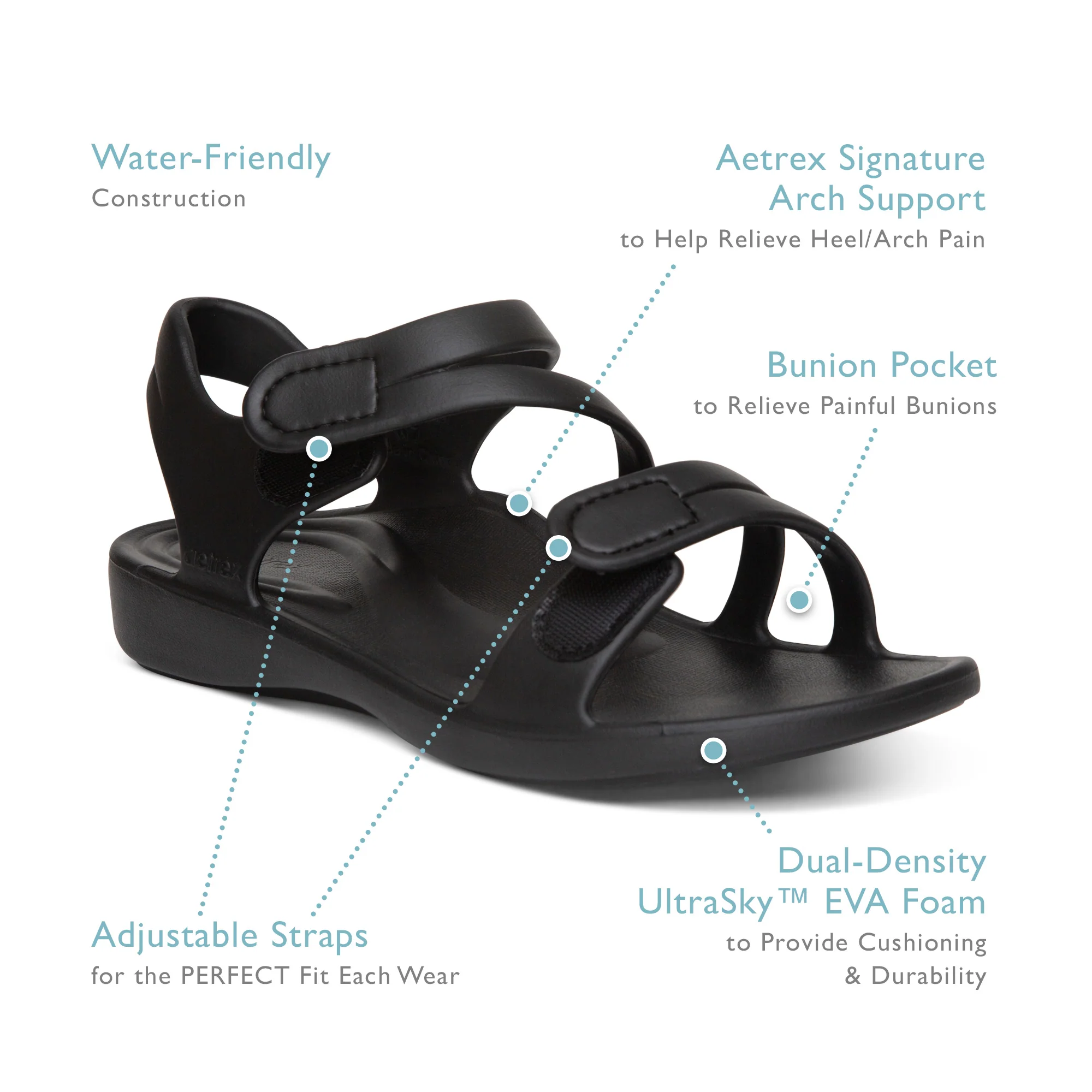 Jillian Sport Sandal - White - Image 7
