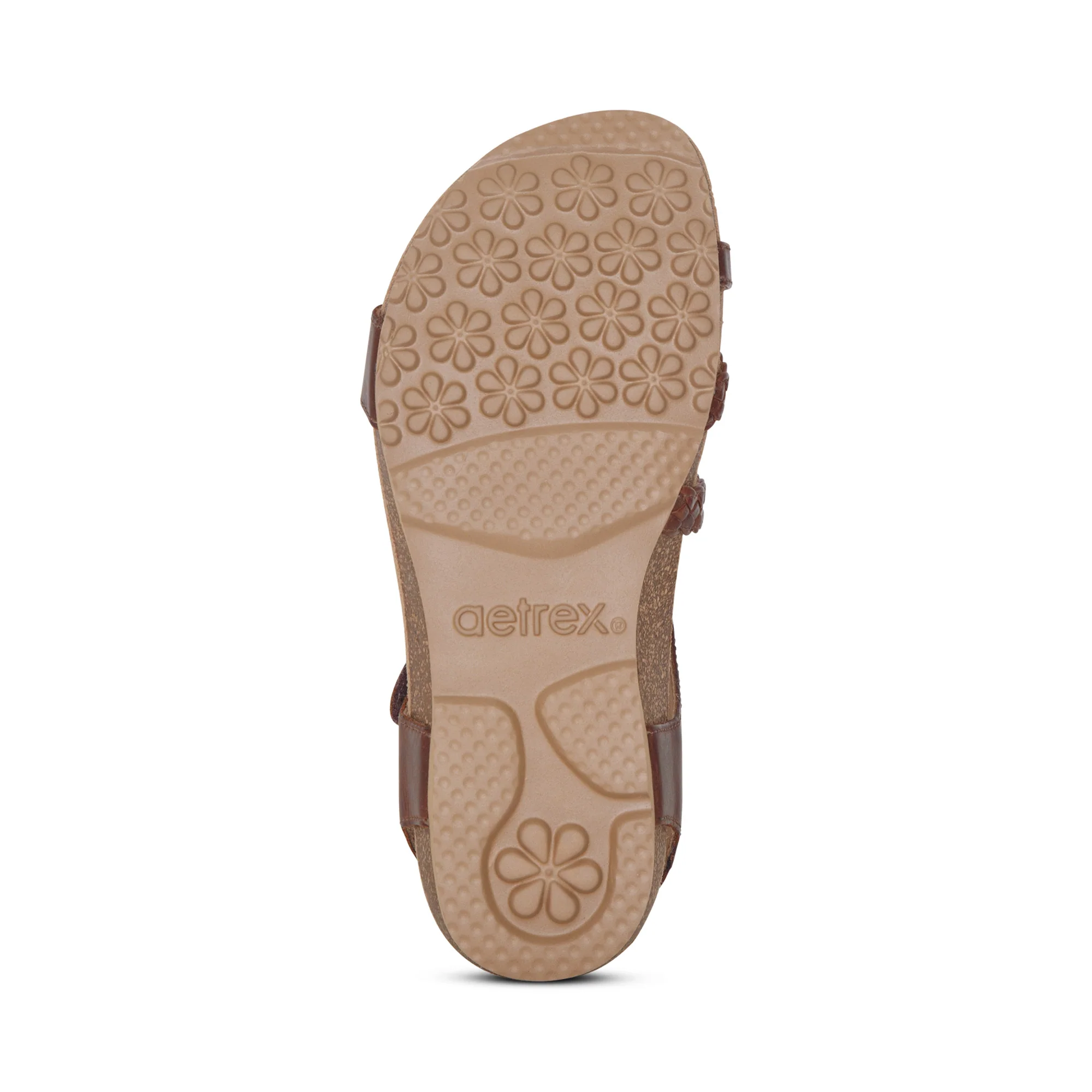 Jillian Braided Quarter Strap Sandal - Walnut - Image 5