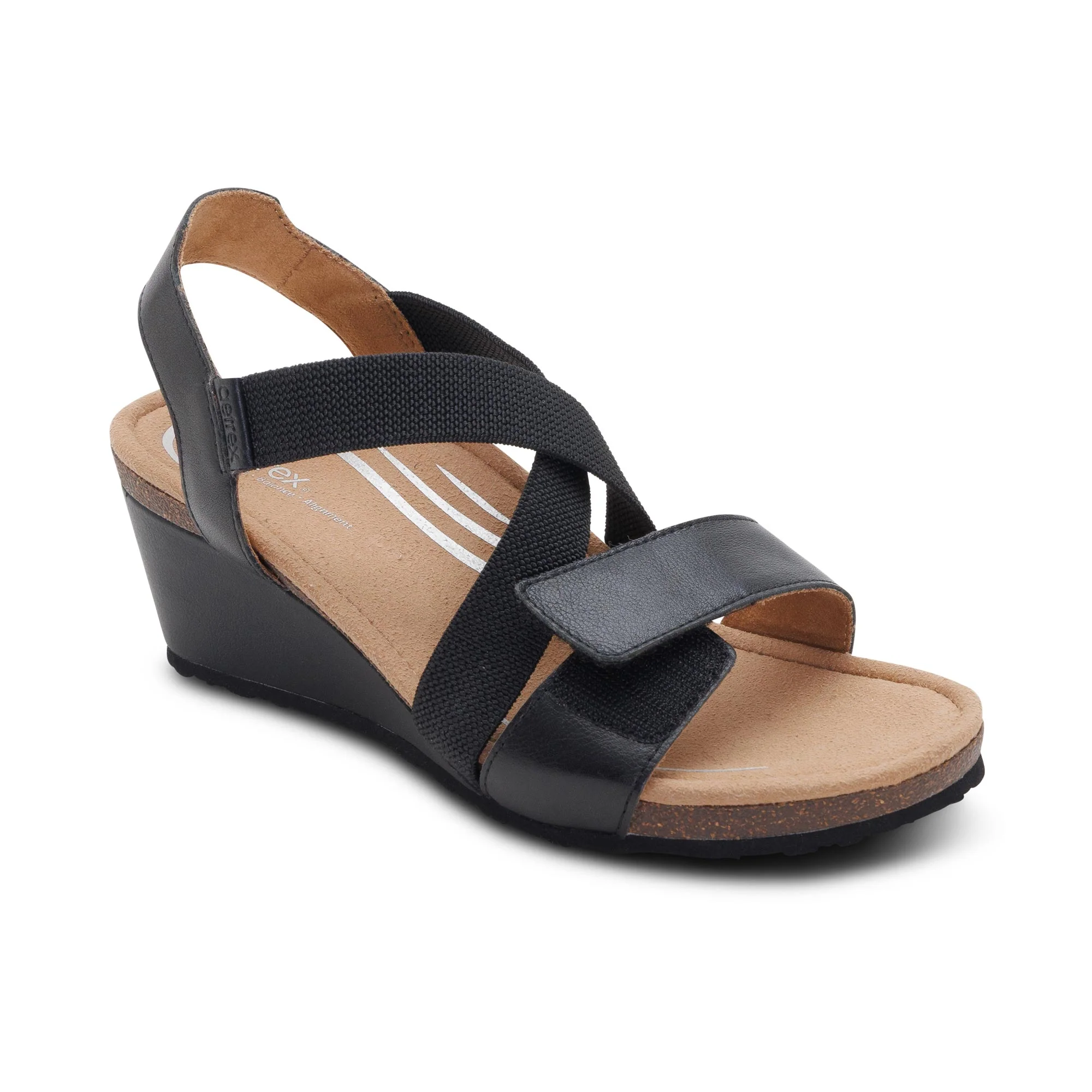 Kathy Platform Wedge - Black - Image 7