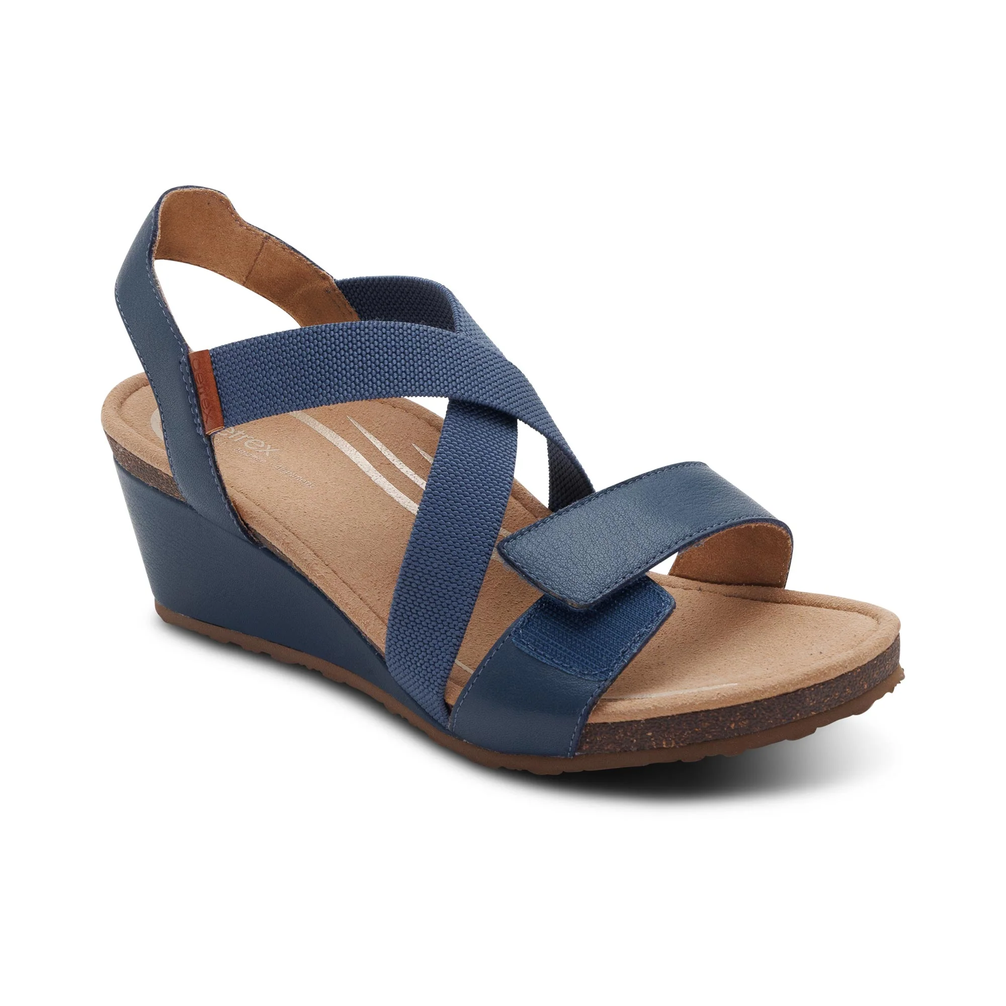 Kathy Platform Wedge - Navy - Image 7