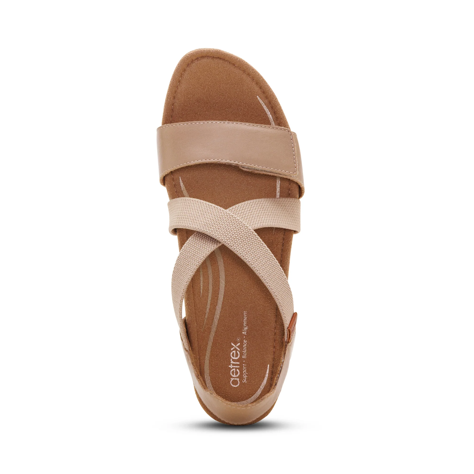Kathy Platform Wedge - Oat Milk - Image 5
