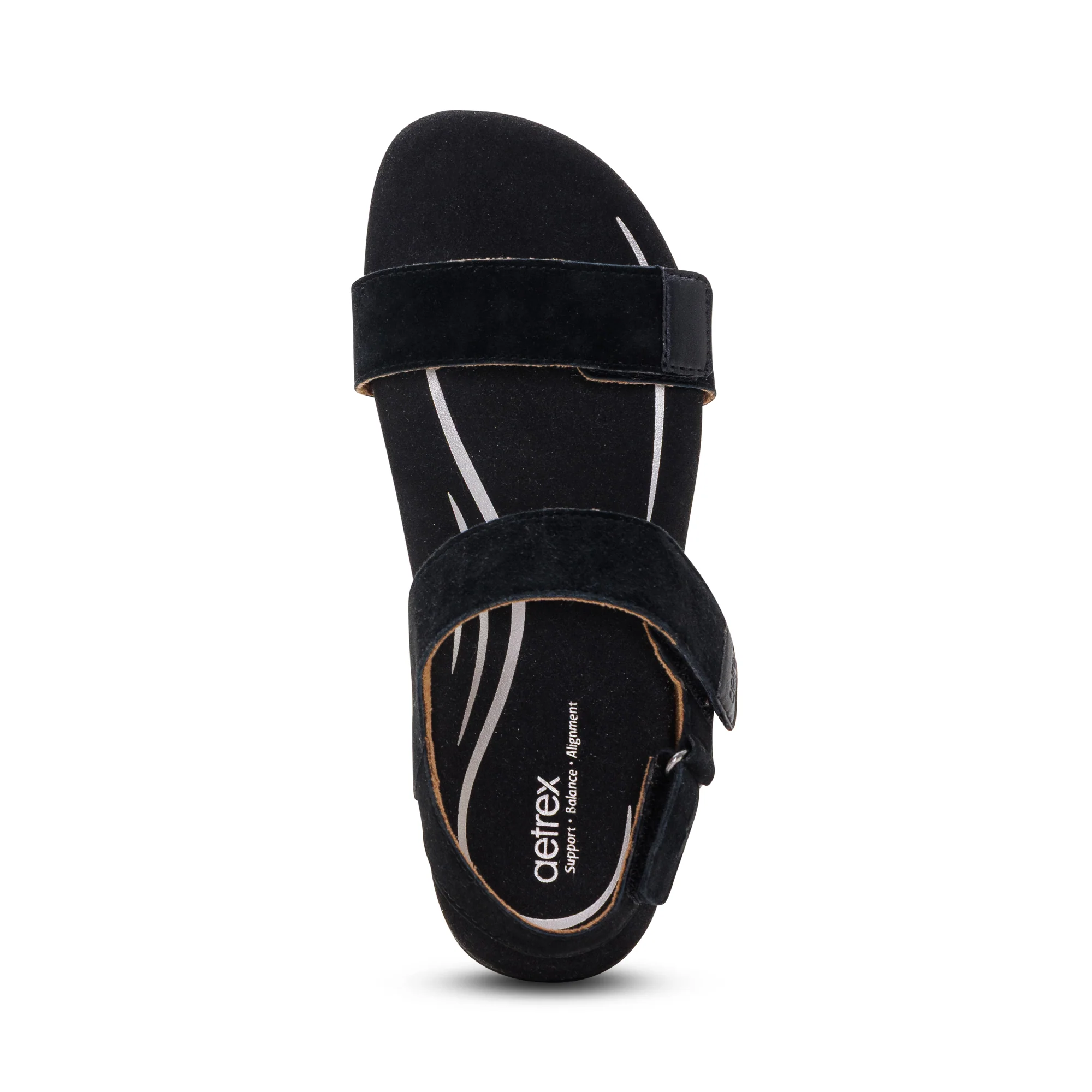 Leslie Arch Support Sandal - Black - Image 5