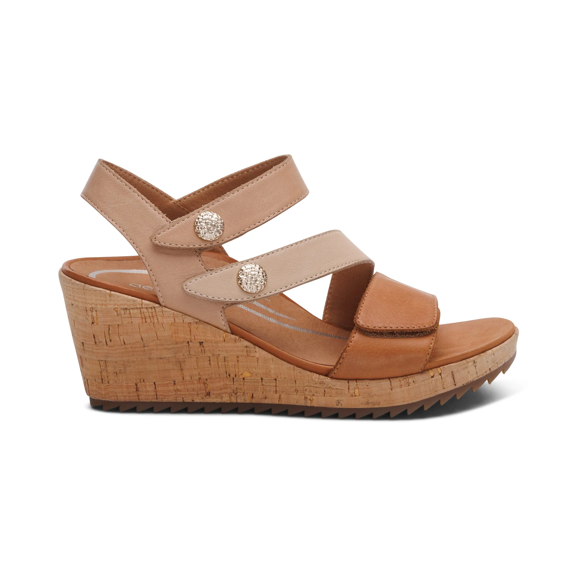 Madelyn Quarter Strap Wedge  - Ginger Multi - Image 2