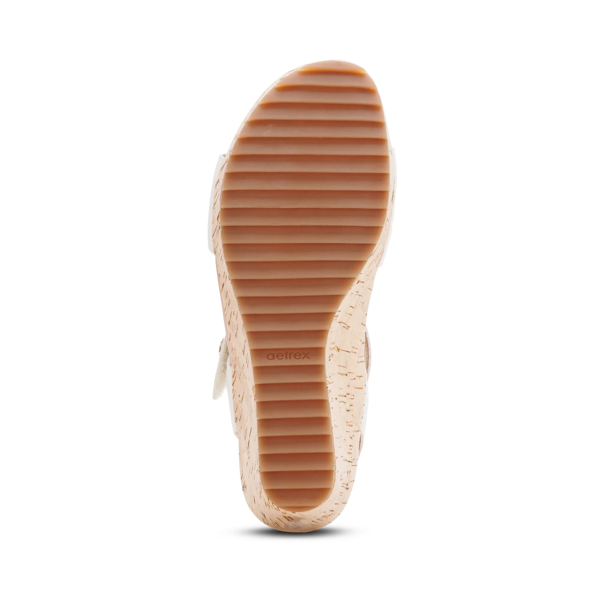 Madelyn Quarter Strap Wedge  - Off White - Image 6