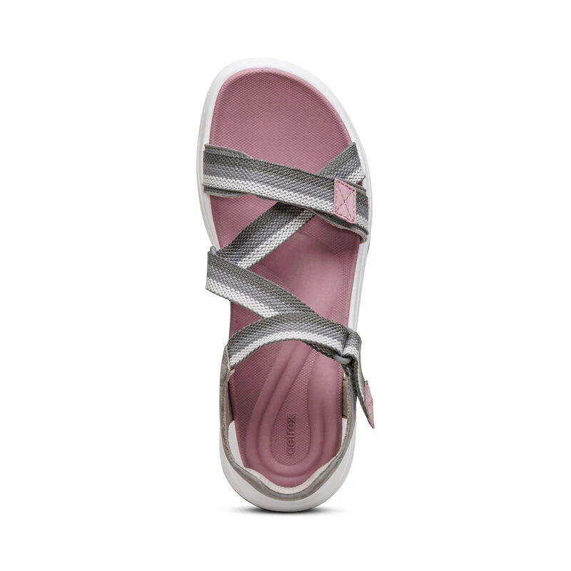 Marz Adjustable Sport Sandal - Grey - Image 4