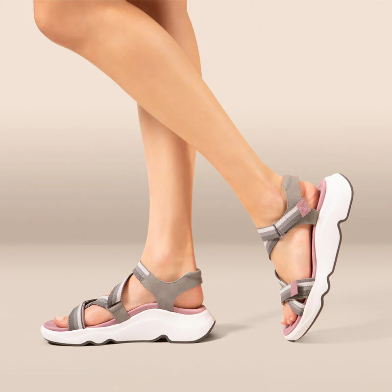 Marz Adjustable Sport Sandal - Grey - Image 7