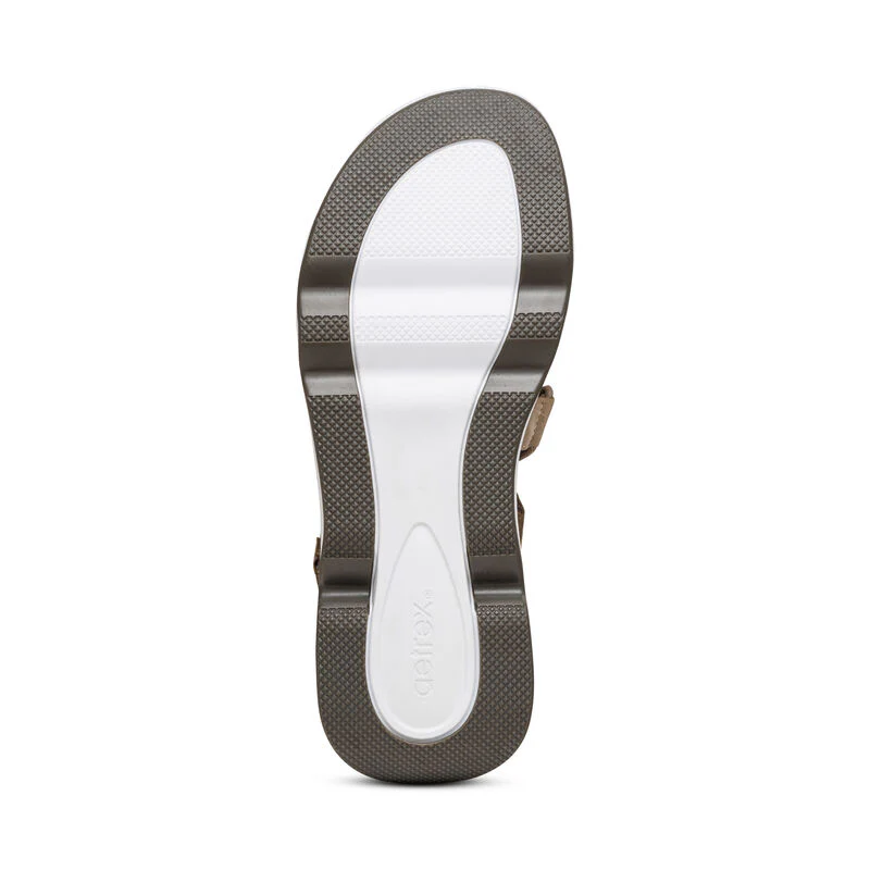 Marz Adjustable Sport Sandal - Taupe - Image 5