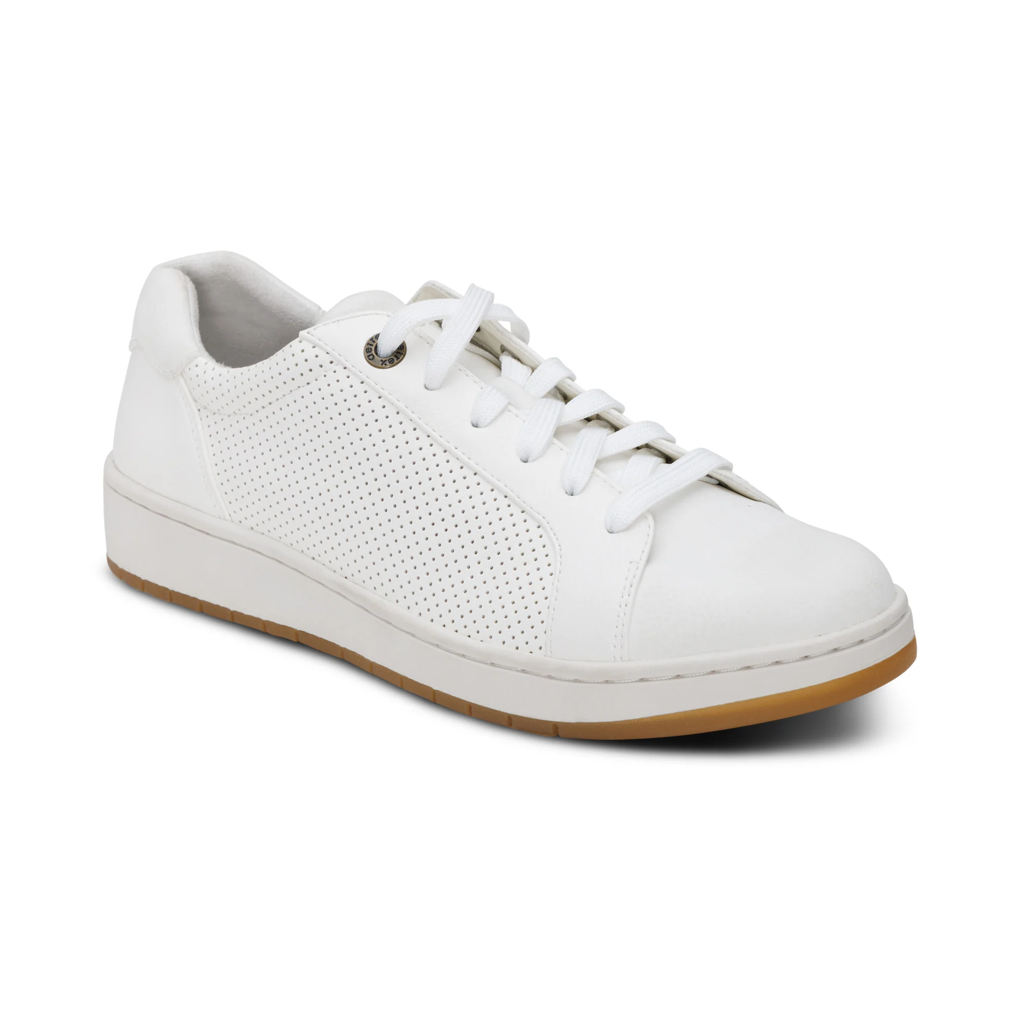 Michaela Lace-Up Sneaker - White
