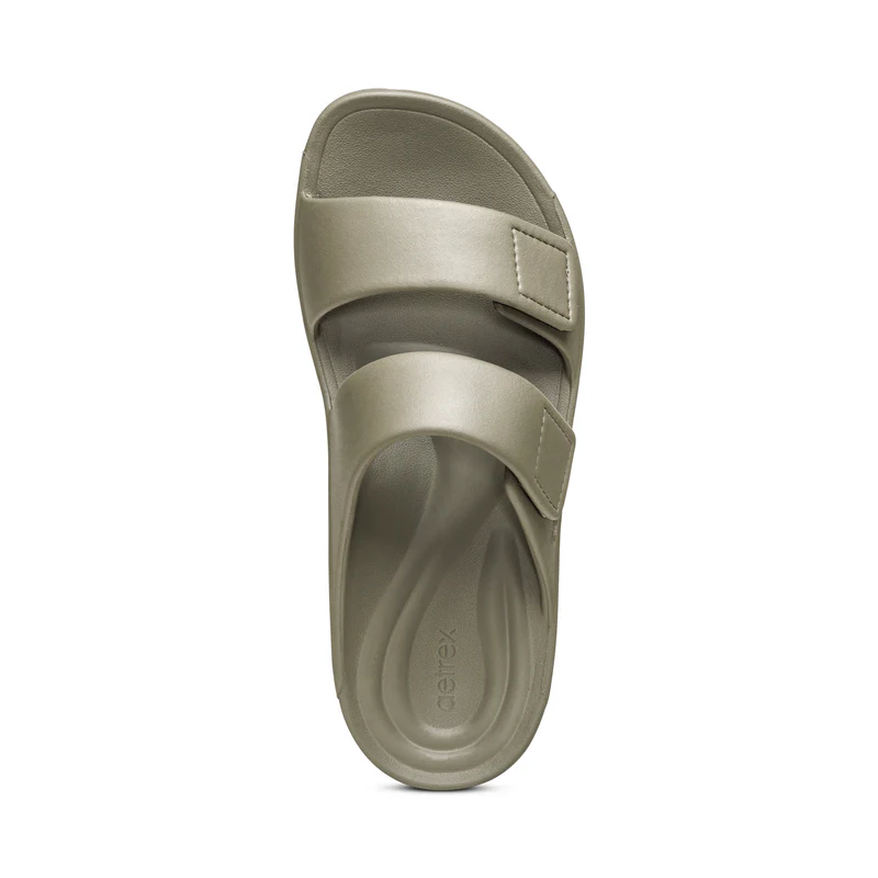Milos Orthotic Men's Slides - Army - Image 5