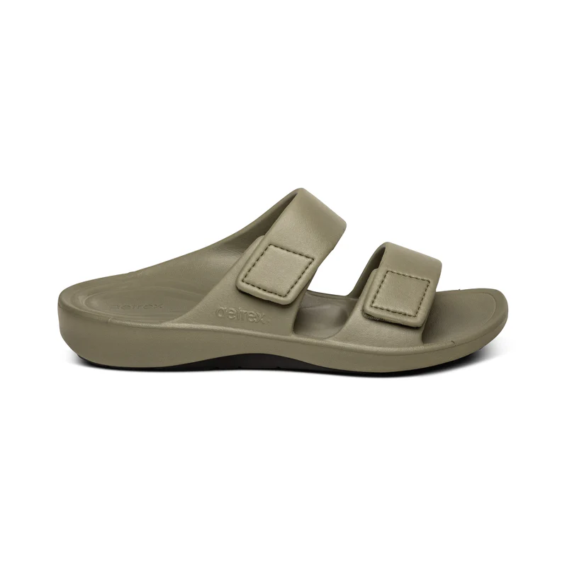 Milos Orthotic Men's Slides - Army - Image 7