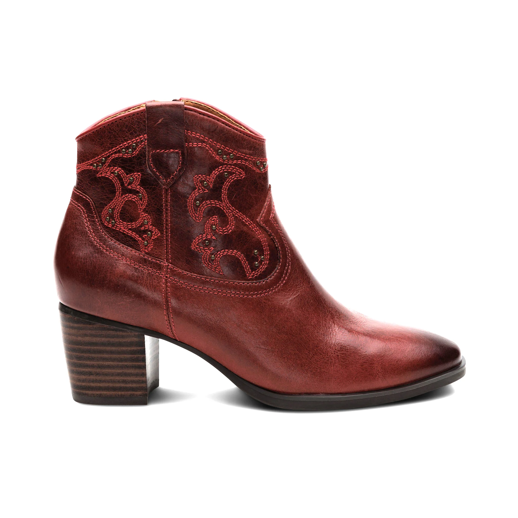 Reagan Ankle Boot - Red - Image 2