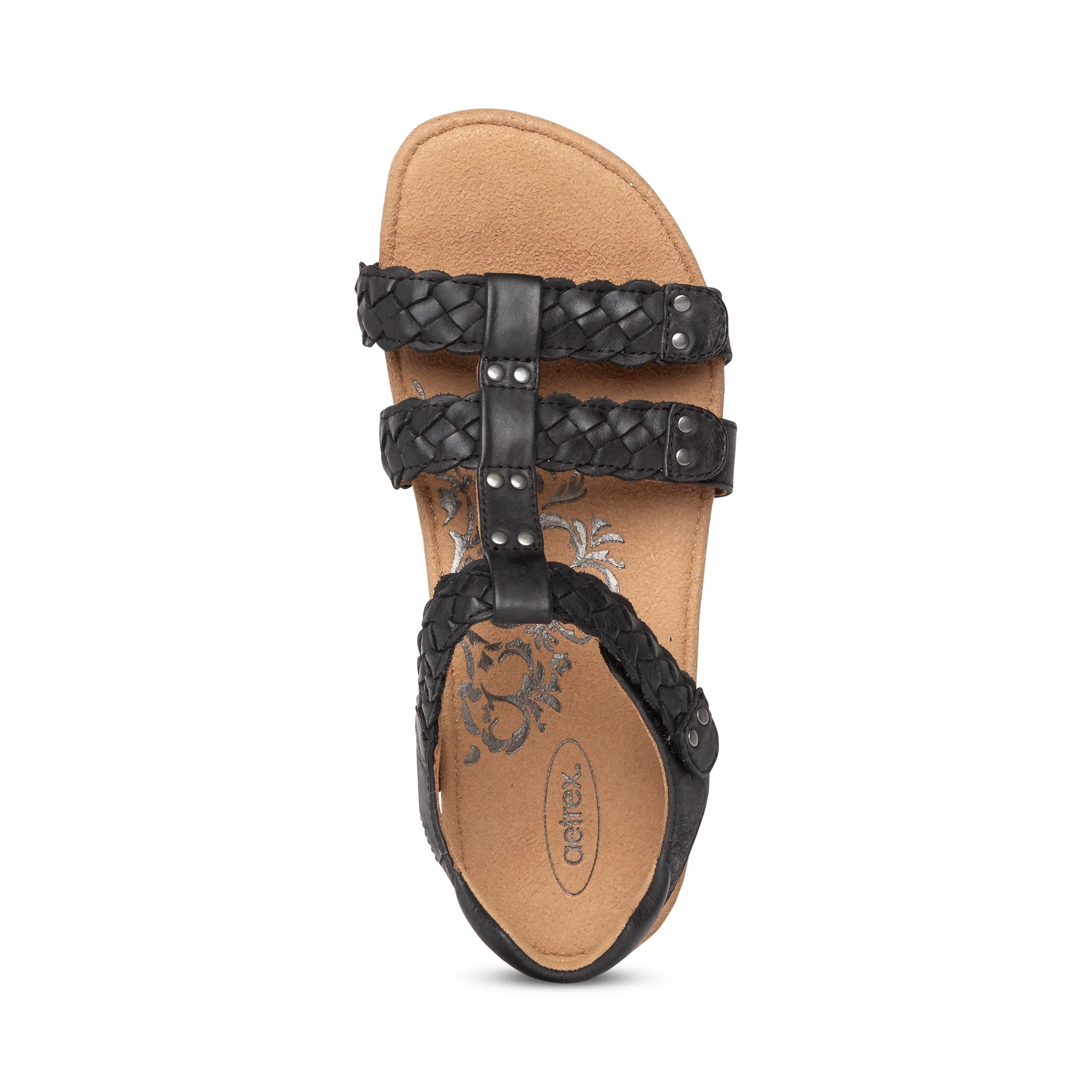 Reese Adjustable Gladiator Sandal - Black - Image 5