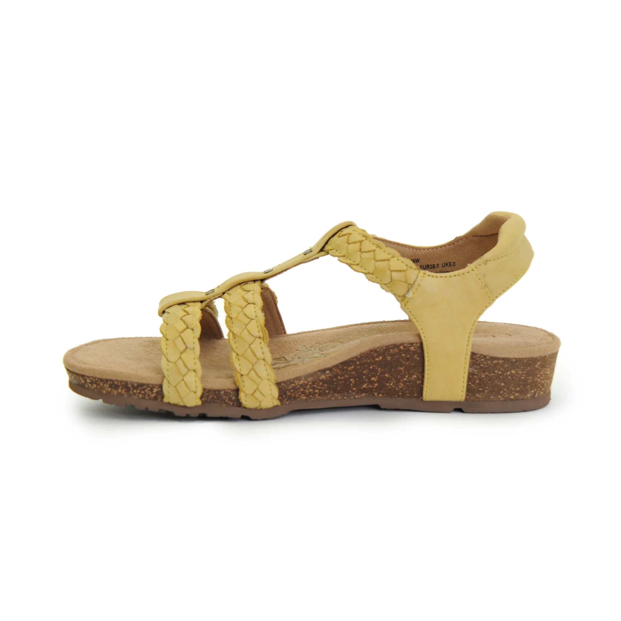 Reese Adjustable Gladiator Sandal - Yellow - Image 5