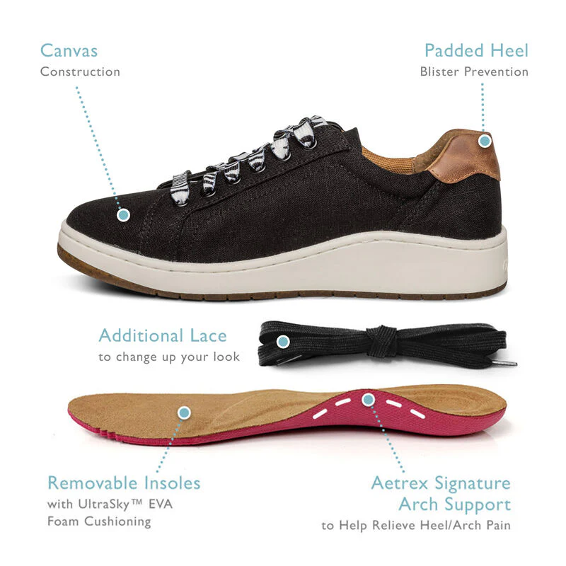 Renee Arch Support Sneaker - Grey - Image 6