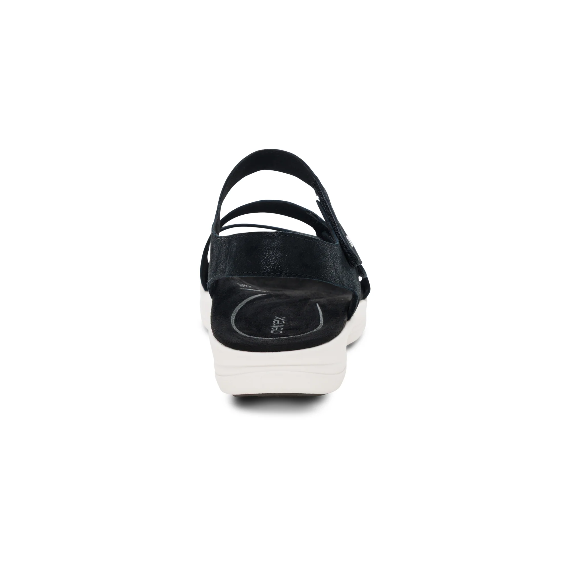 Savannah Adjustable Quarter Strap Sandal - Black - Image 4