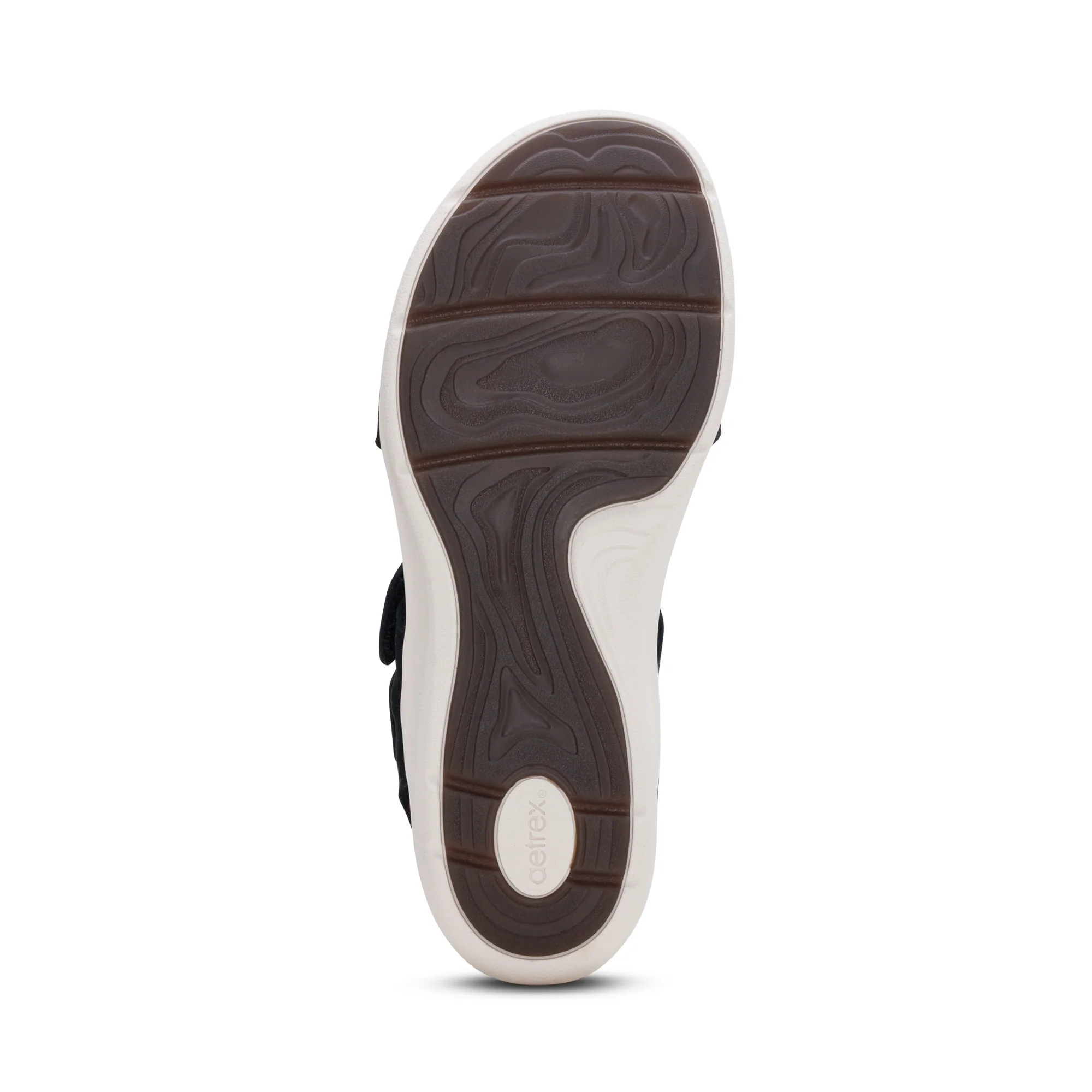 Savannah Adjustable Quarter Strap Sandal - Black - Image 7