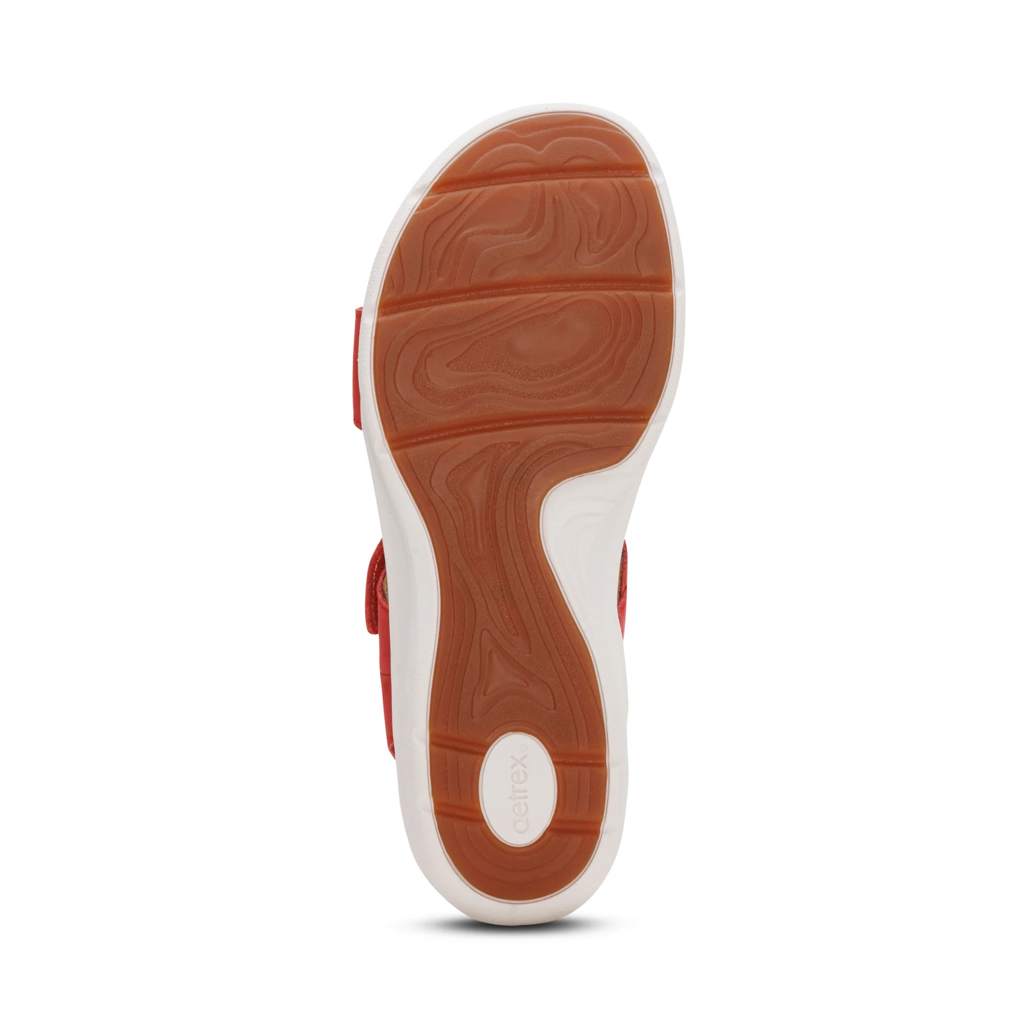 Savannah Adjustable Quarter Strap Sandal - Red - Image 7