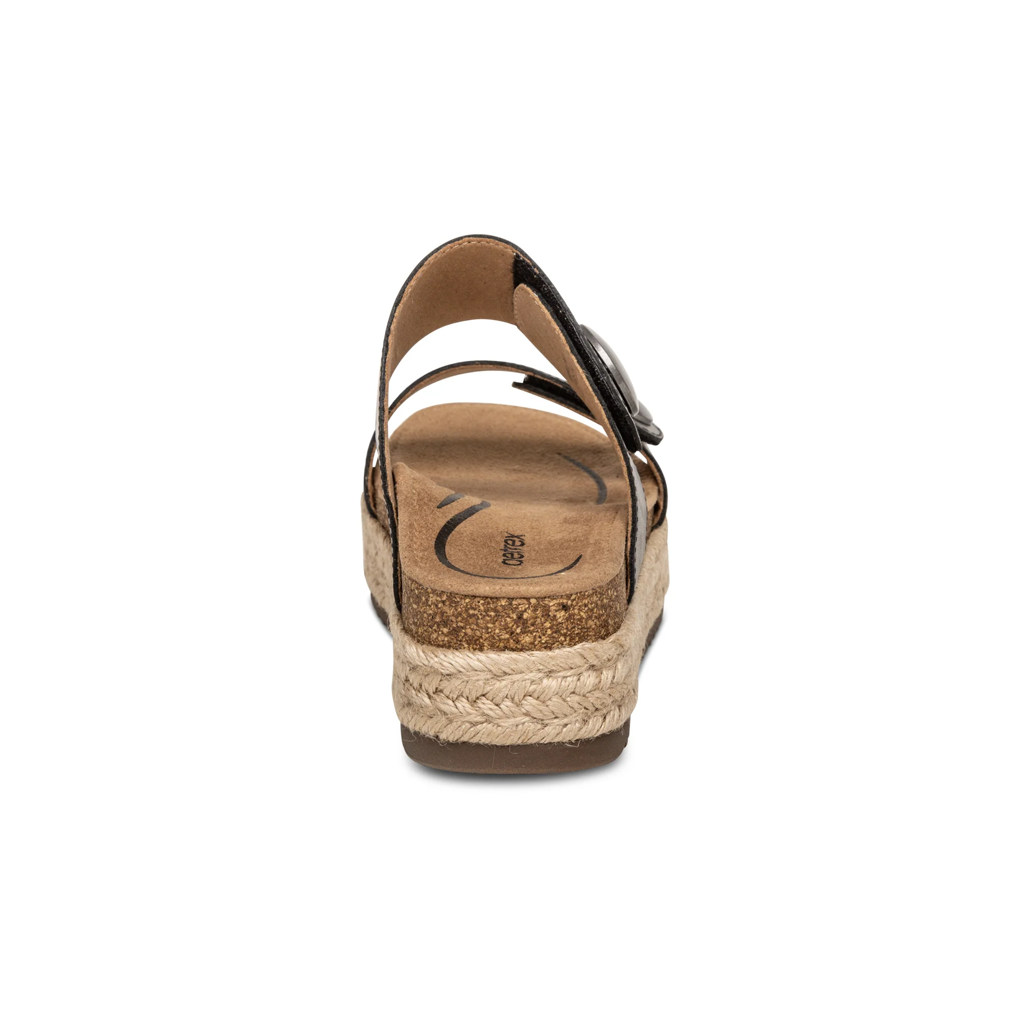Sofie Platform Sandal - Black - Image 3
