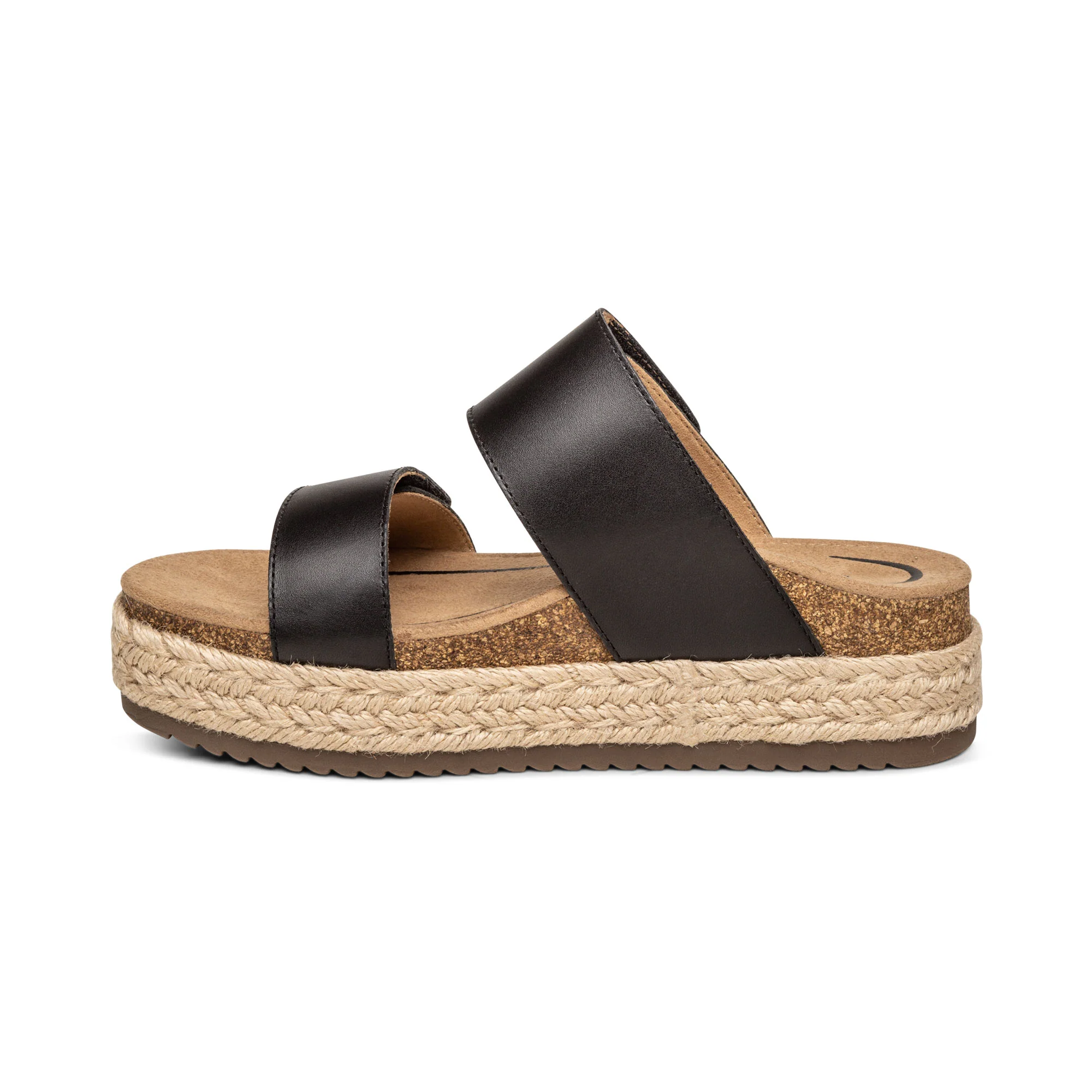 Sofie Platform Sandal - Black - Image 4
