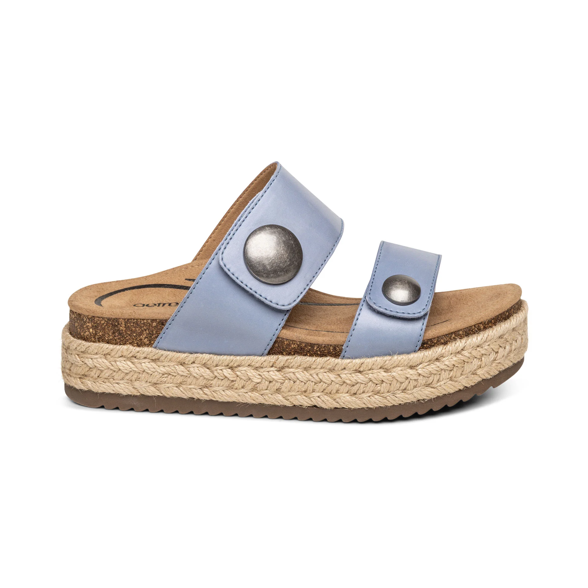 Sofie Platform Sandal - Blue - Image 2