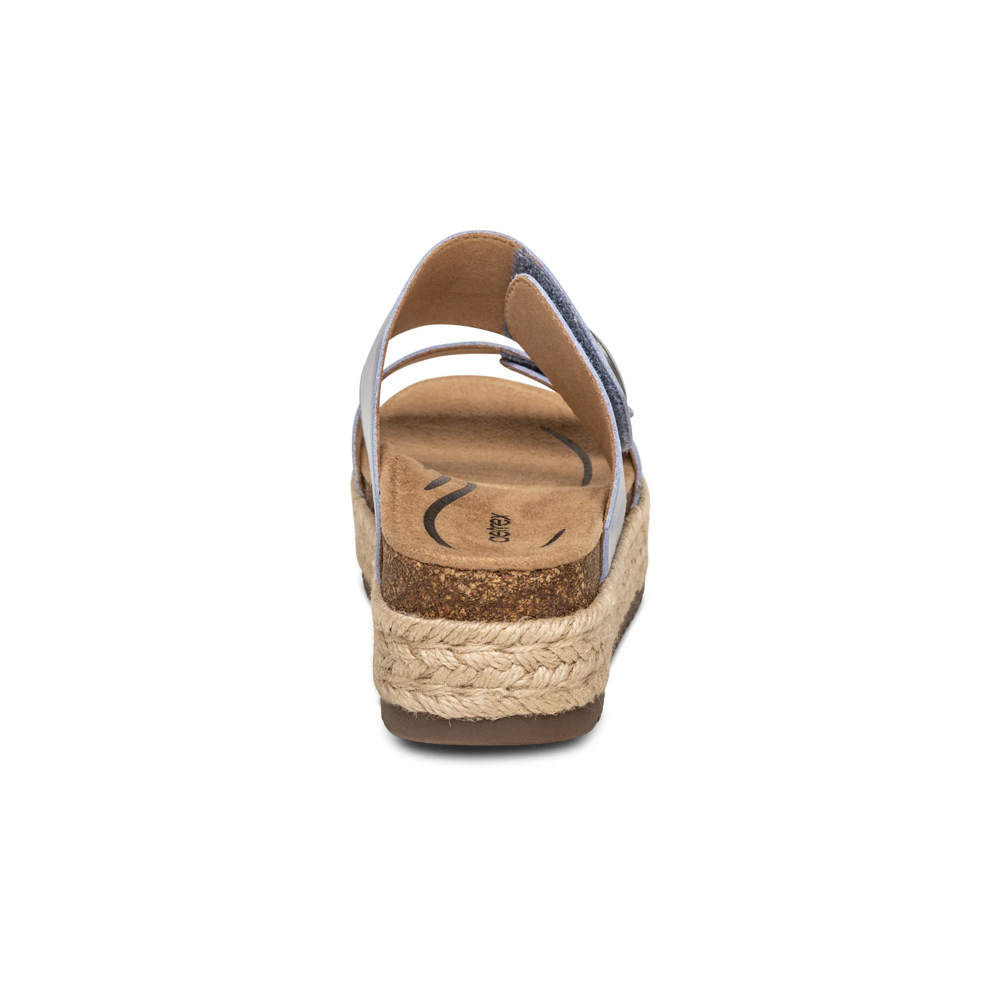 Sofie Platform Sandal - Blue - Image 3