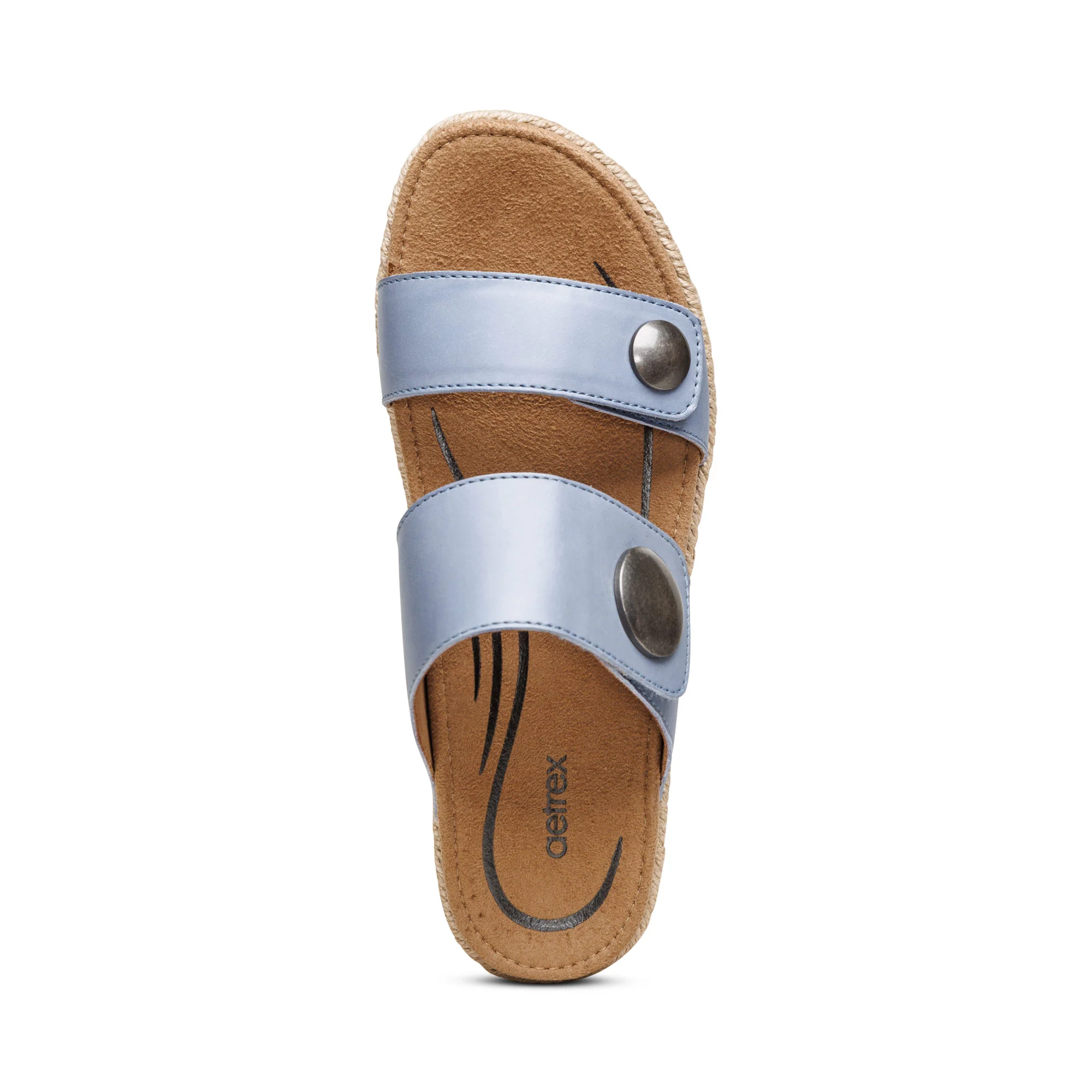 Sofie Platform Sandal - Blue - Image 5