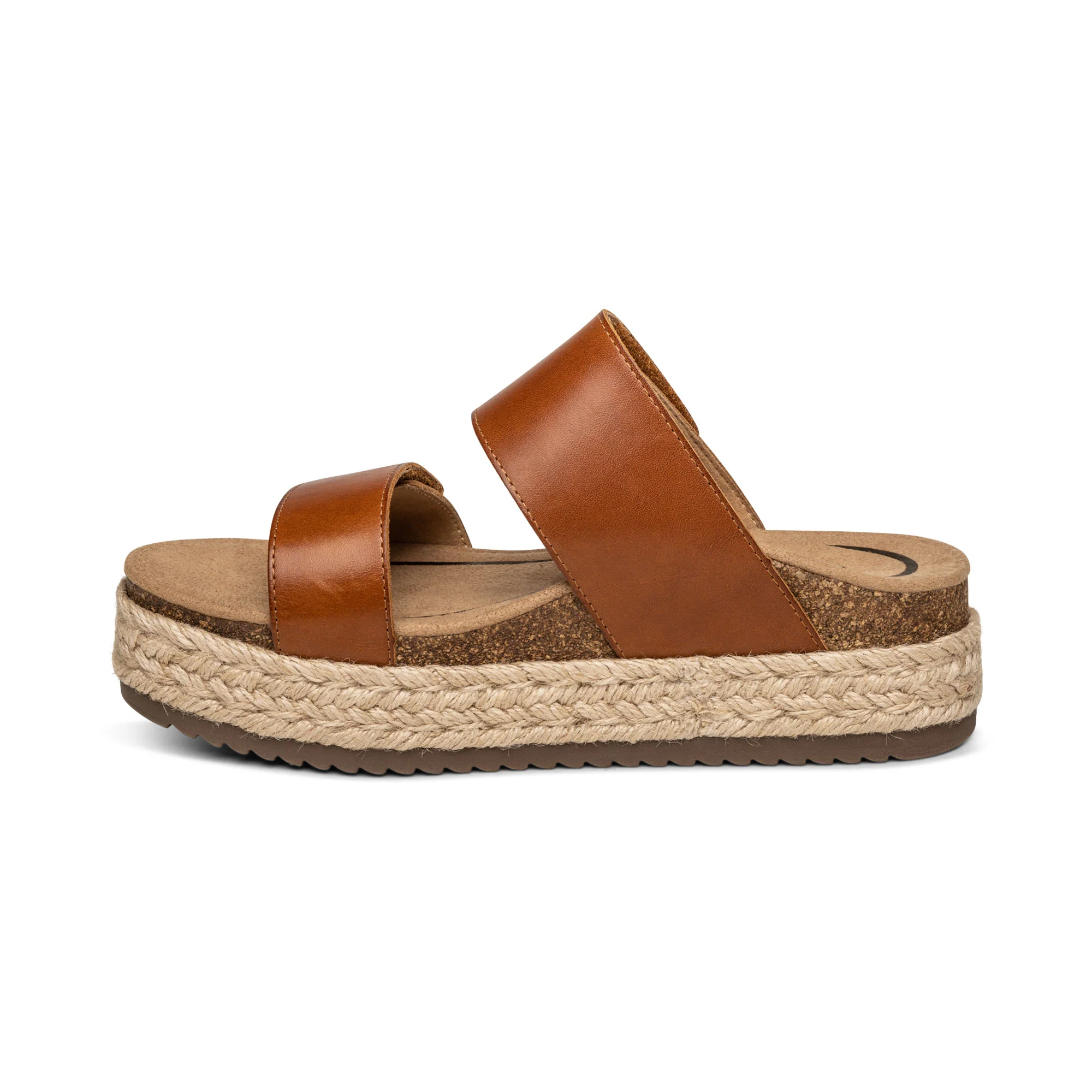 Sofie Platform Sandal - Cognac - Image 4
