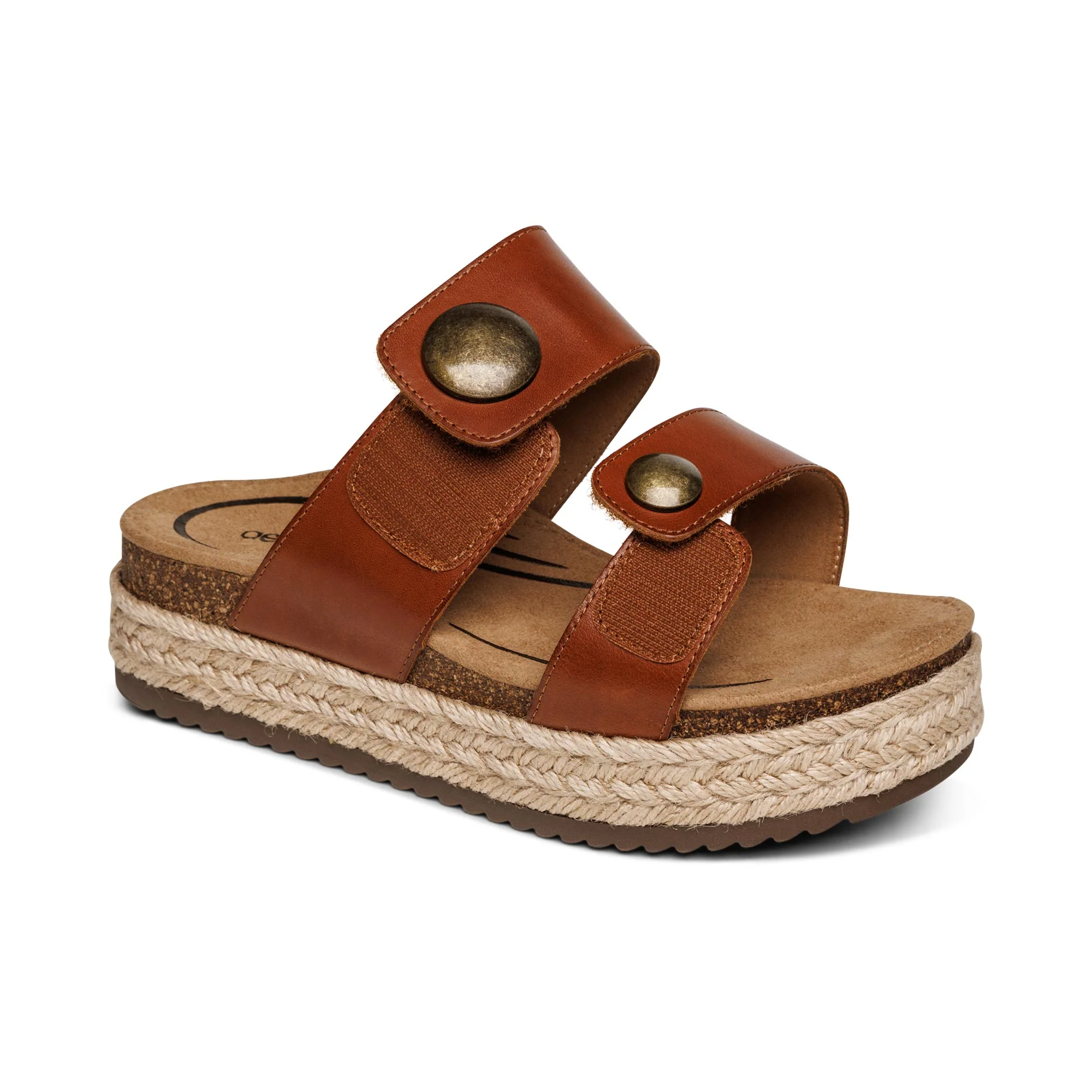 Sofie Platform Sandal - Cognac - Image 8