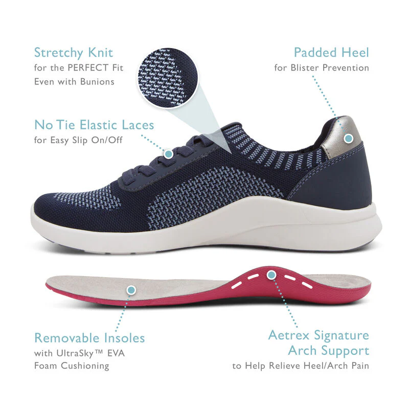 Teagan Arch Support Sneaker - Black - Image 6