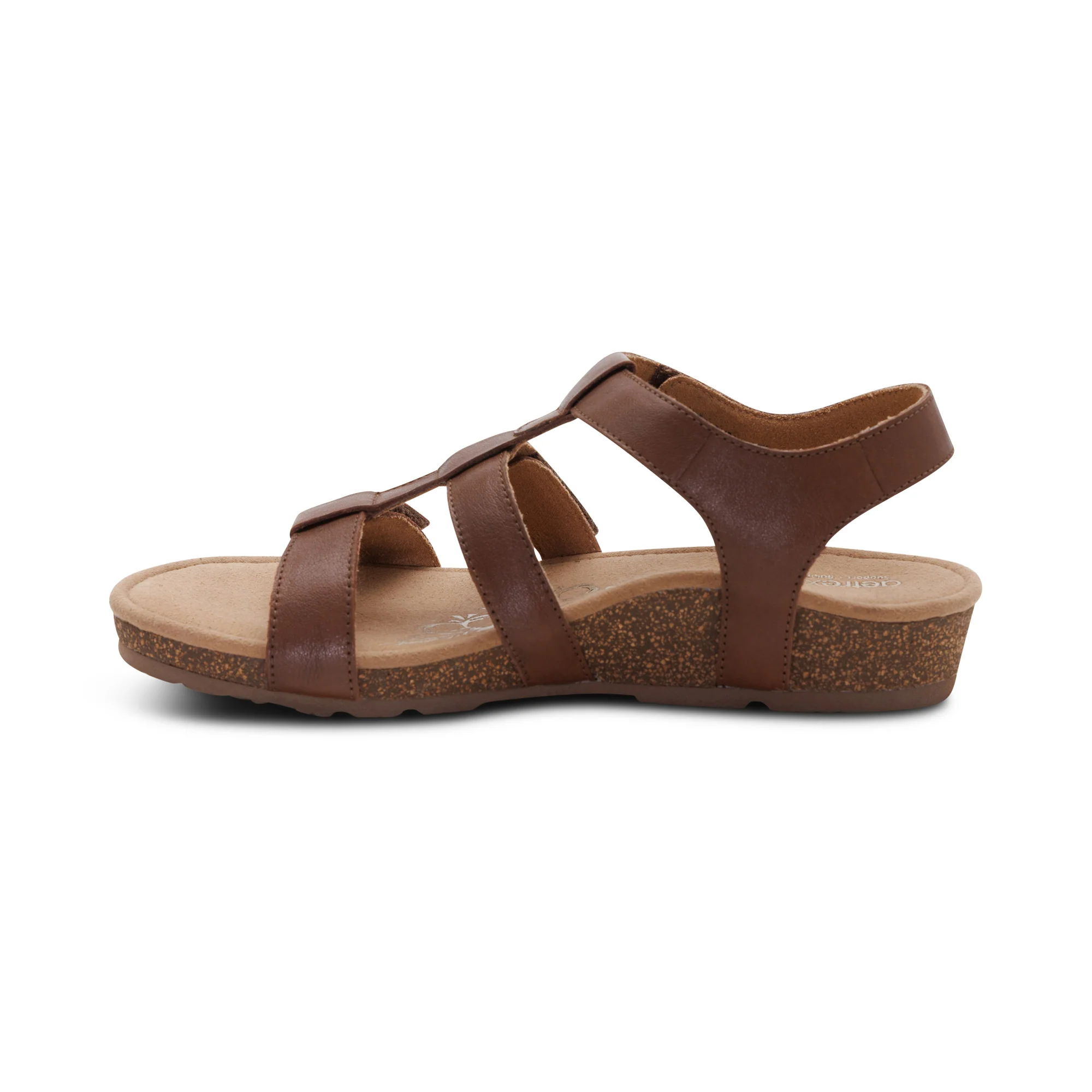 Veronica Arch Support Sandal - Coffee - Image 4