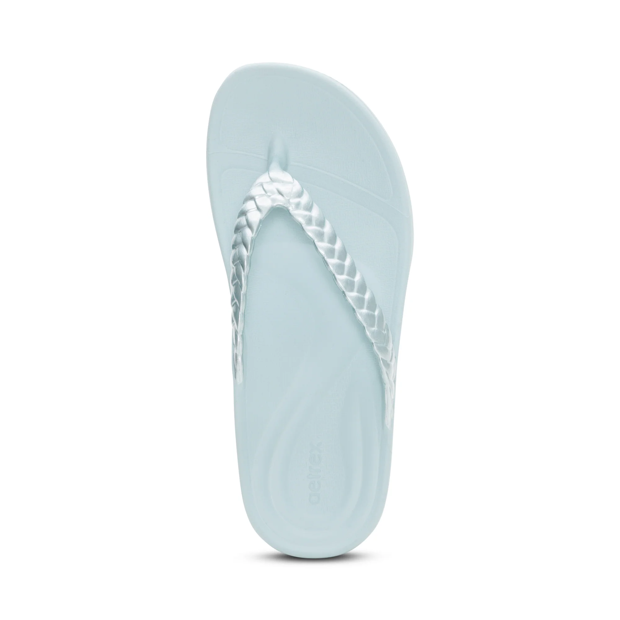 Vicki Braided Thong Sandal - Mint Gloss - Image 5