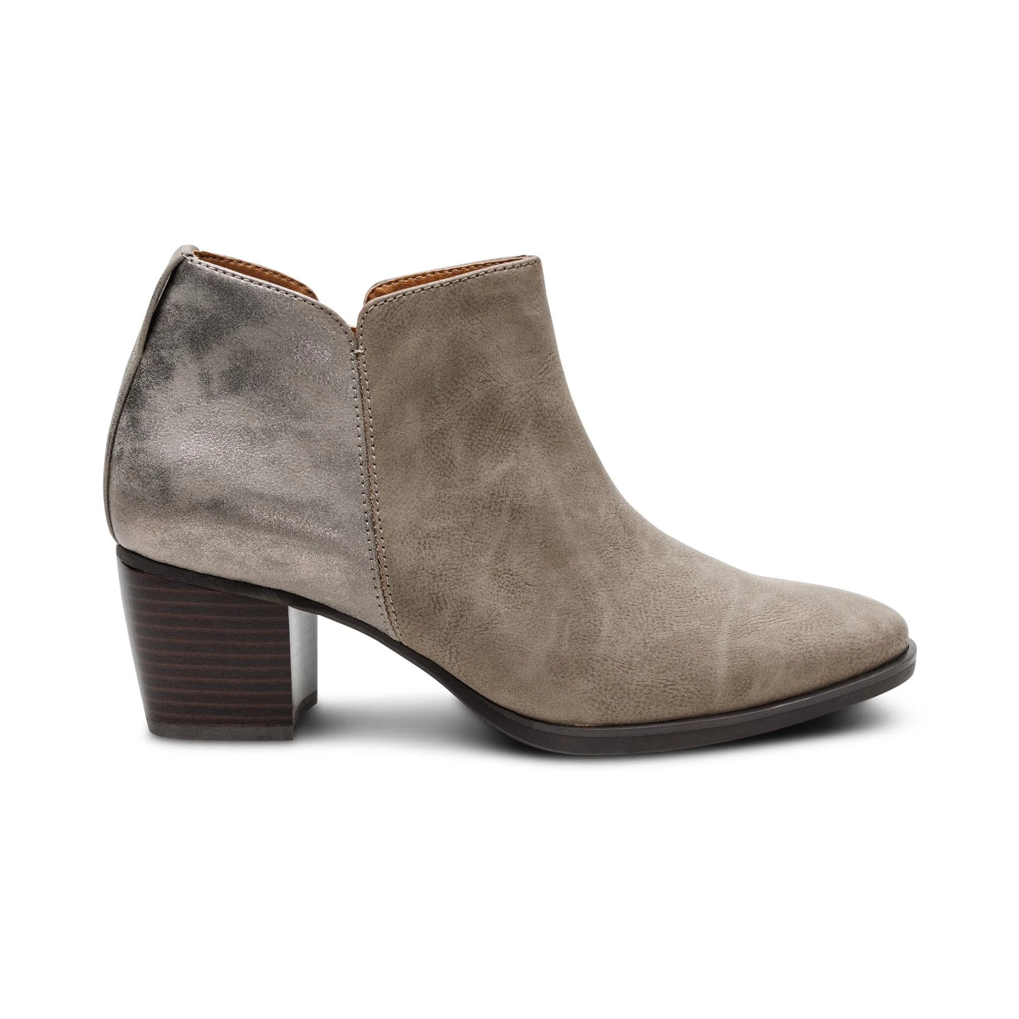 Victoria Short Bootie - Taupe - Image 2