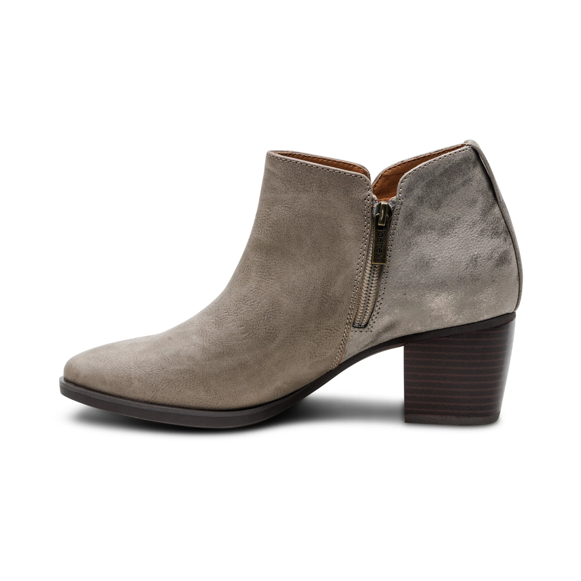 Victoria Short Bootie - Taupe - Image 4